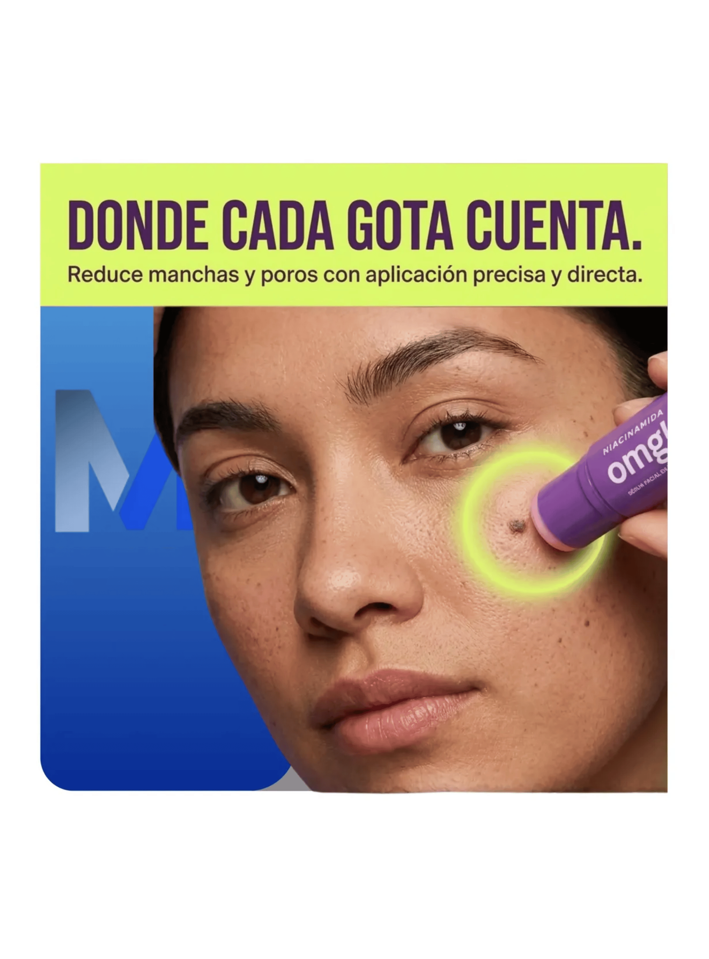 Serum Facial En Barra Niacinamida 7g Omg Despigmentante-3
