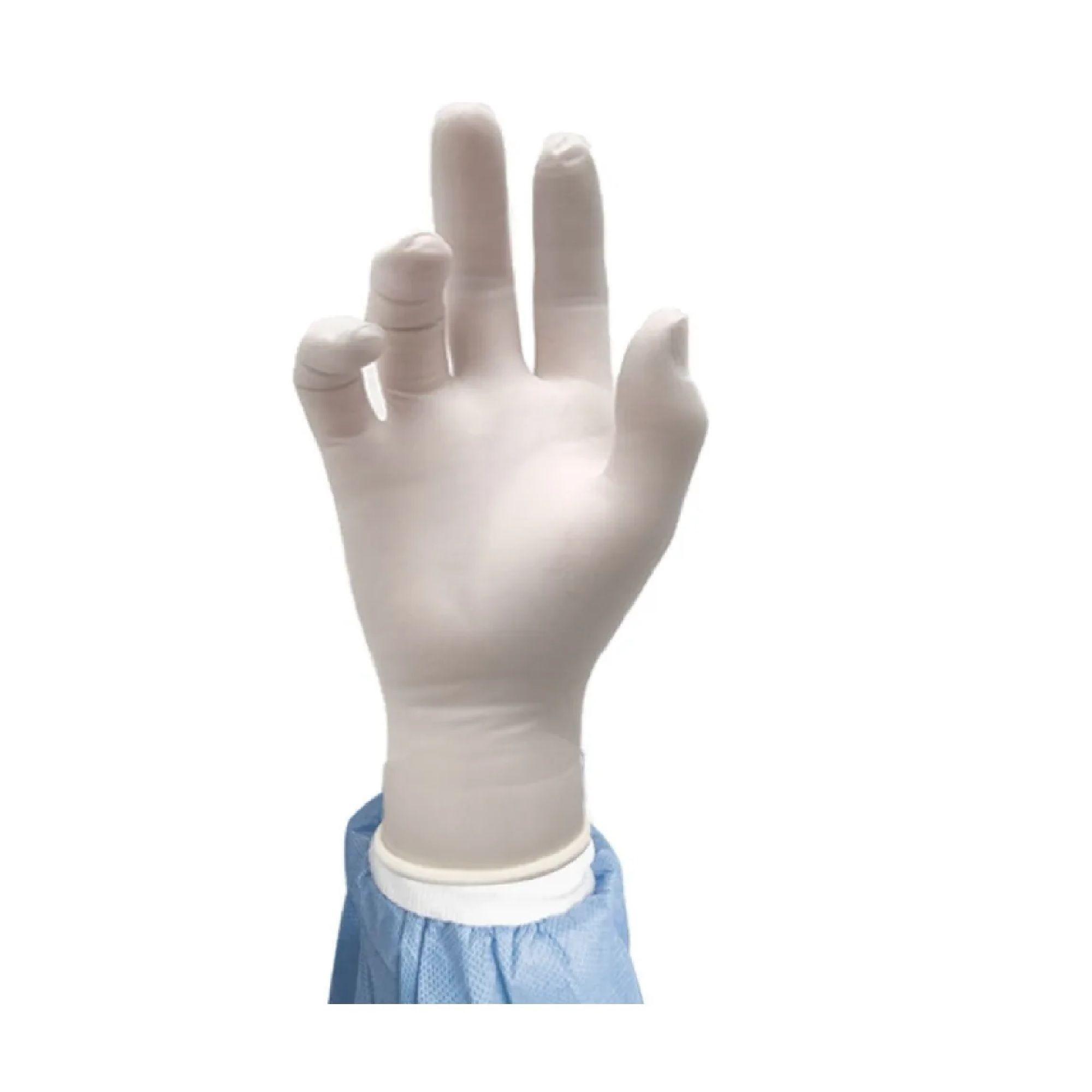 Guantes Quirurgico Polisopreno Sin Latex Cranberry 50 Pares-4