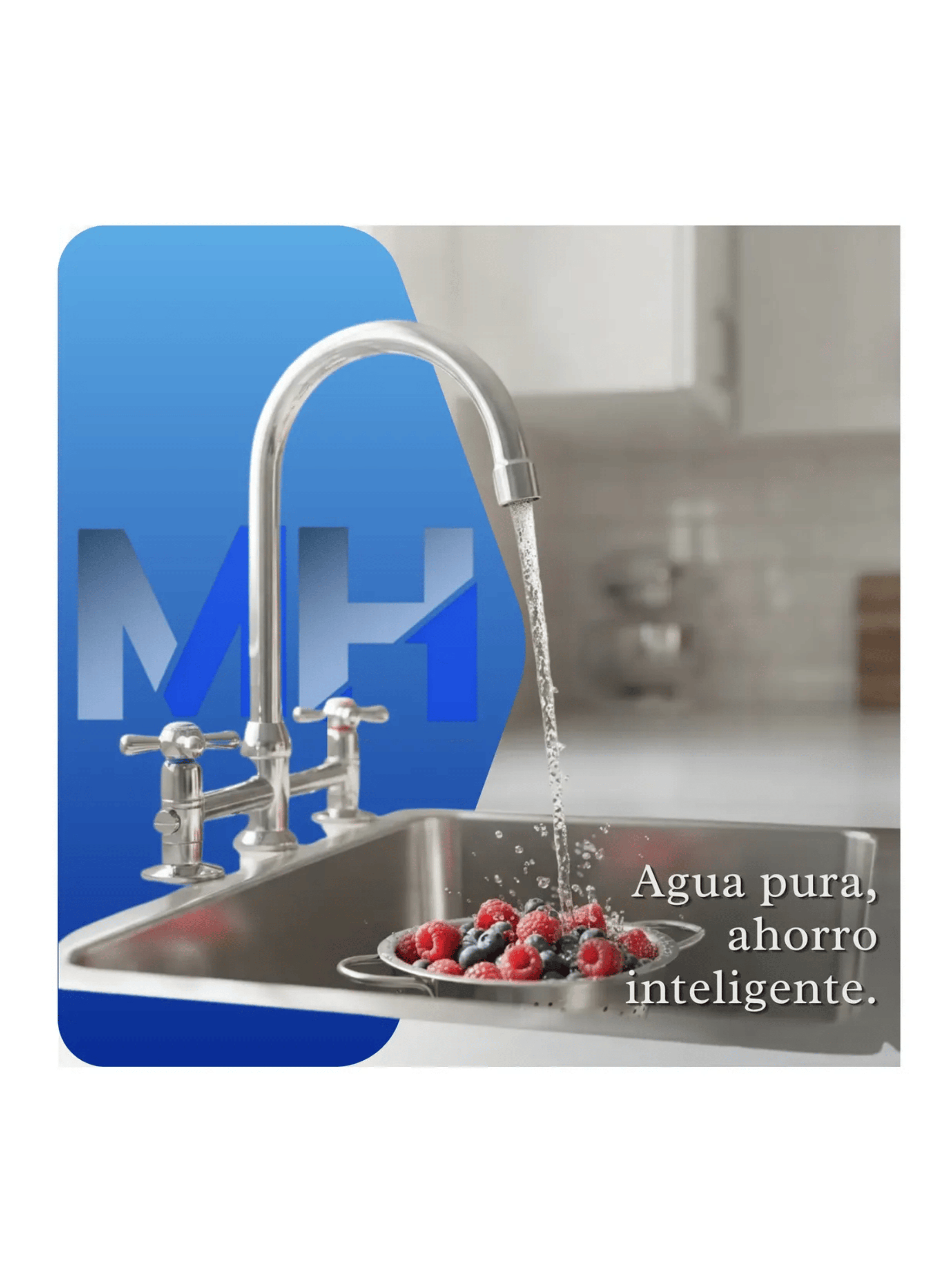 Llave Griferia Combinacion Lavaplato Laguna Standard Aquakit-4