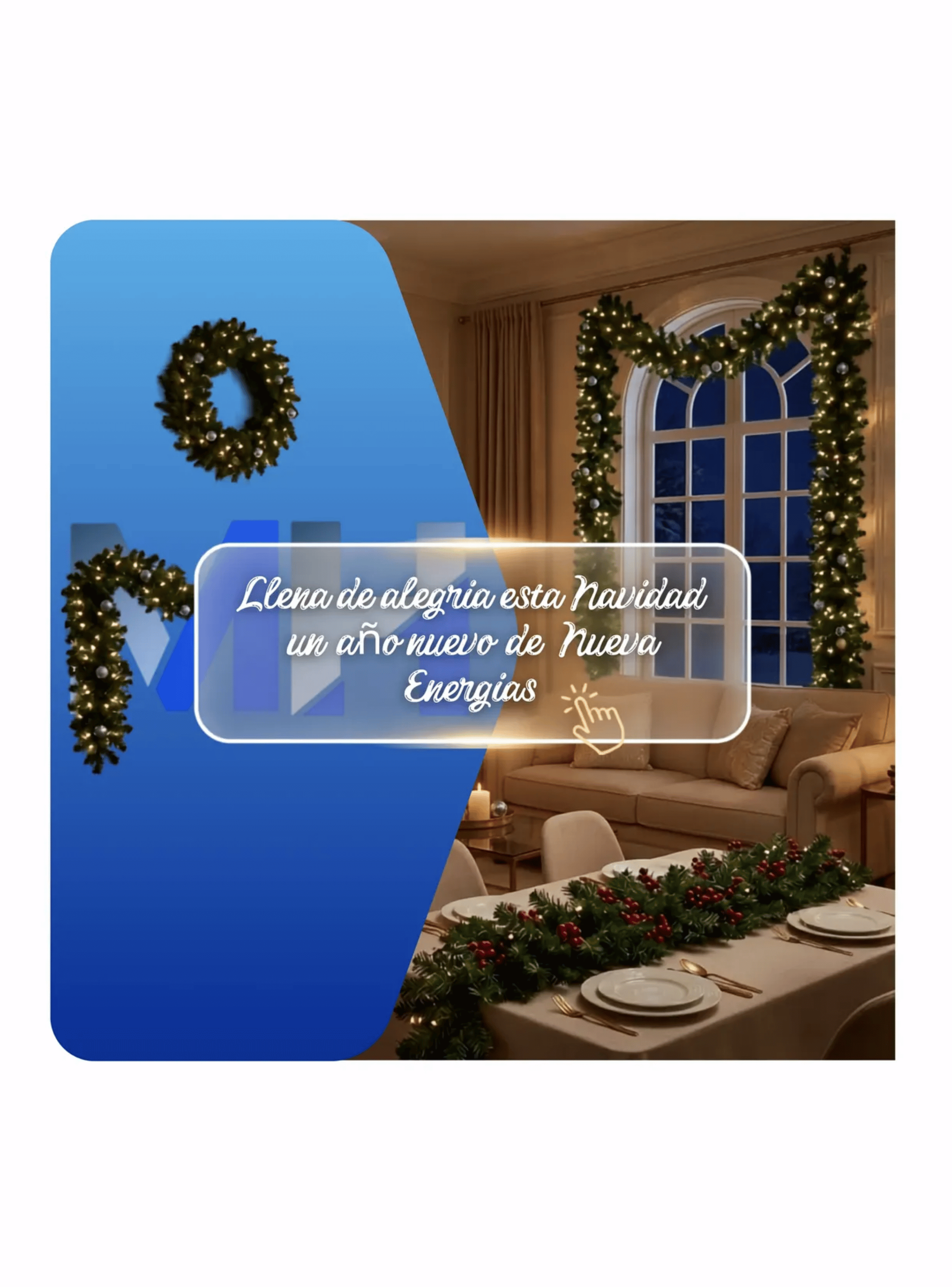 Guirnalda Canadiense De Navidad 270 Cm Decoracion Festiva-4