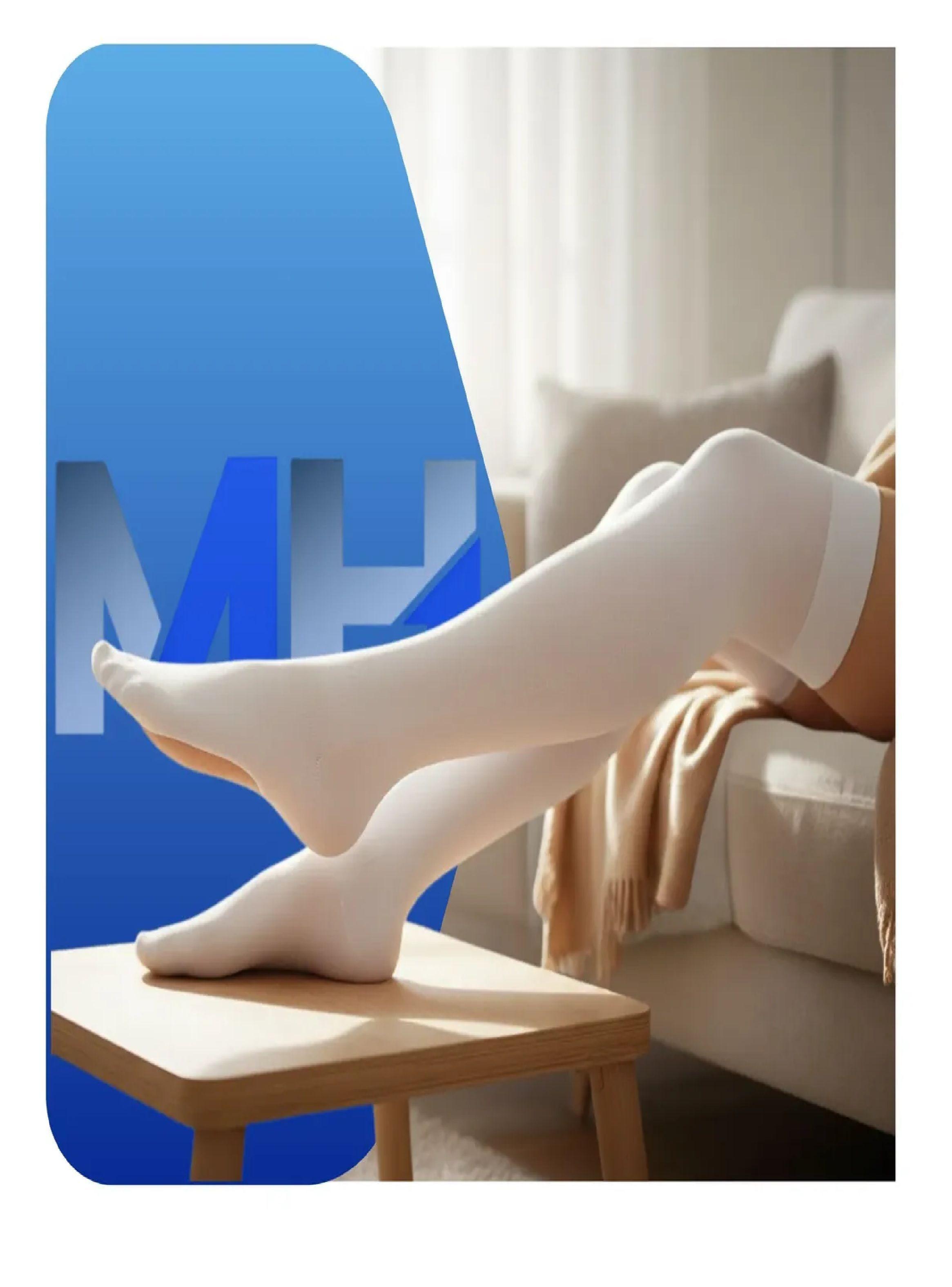 Pack X3 Pares Medias De Compresion Antiembolicas Cranberry-4