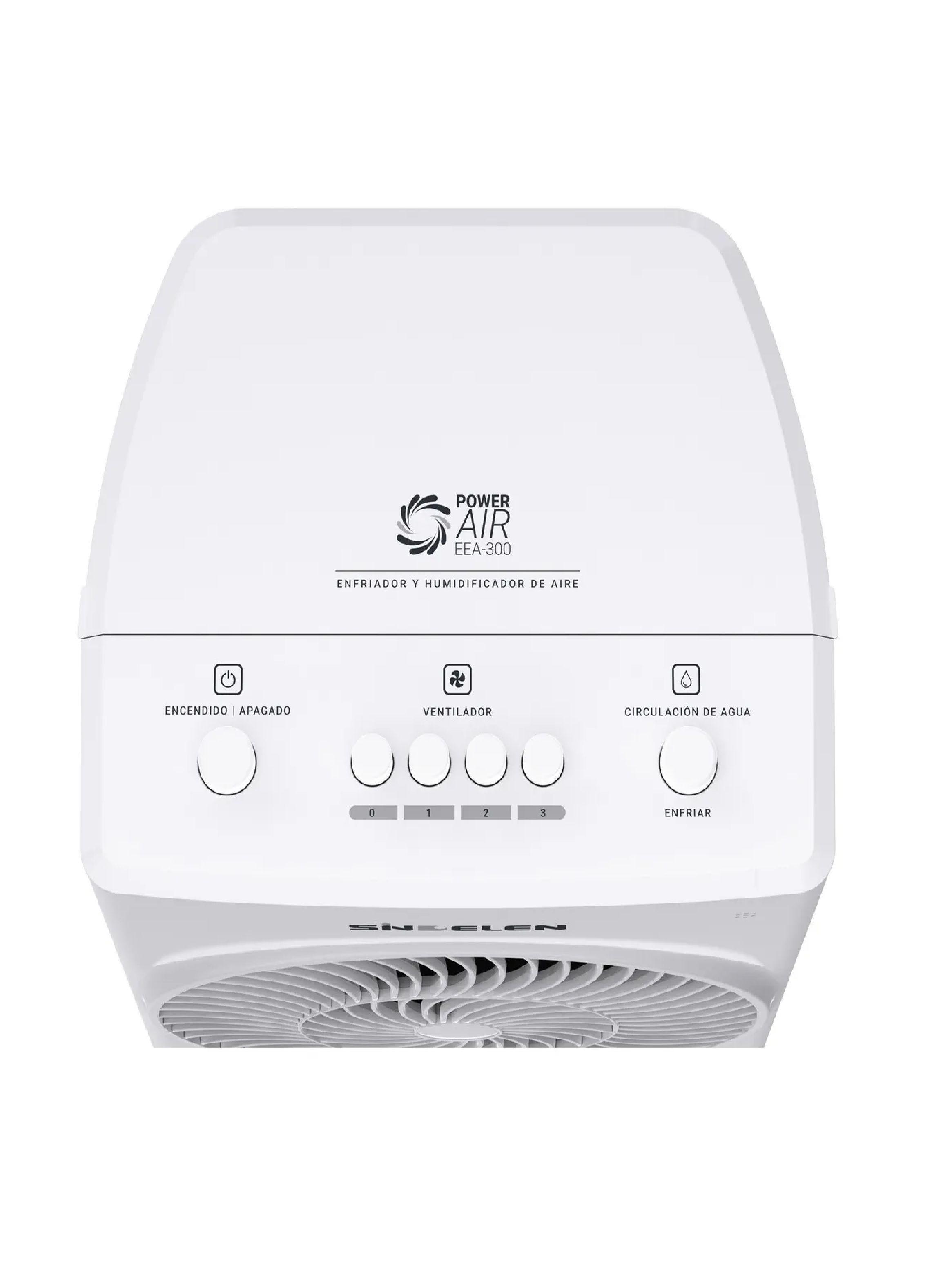 Enfriador De Aire Sindelen Power Air Eea-300 5.5lts Blanco-4