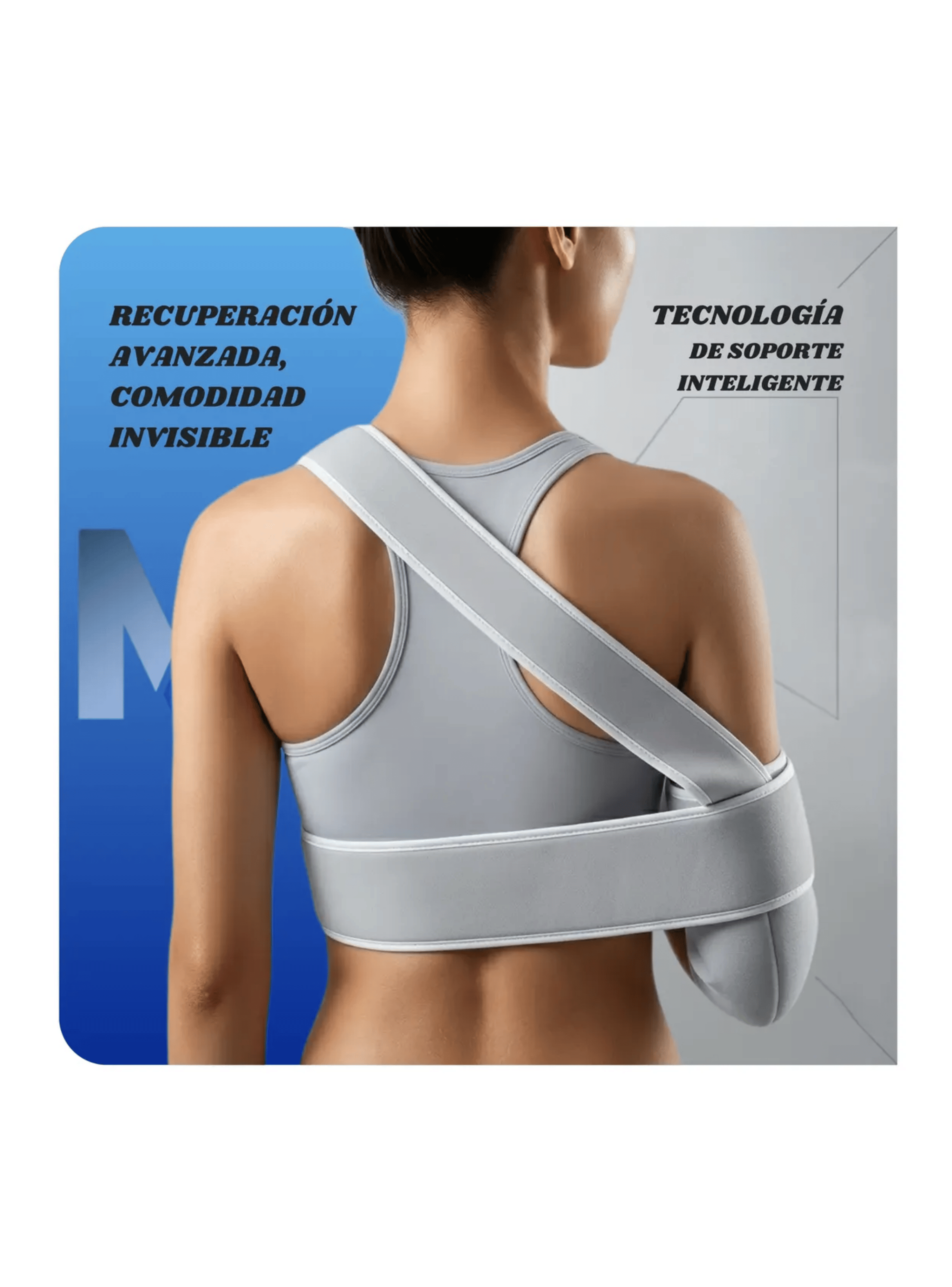 Cabestrillo Para Brazo Hombro Inmovilizador Universal Gris-2