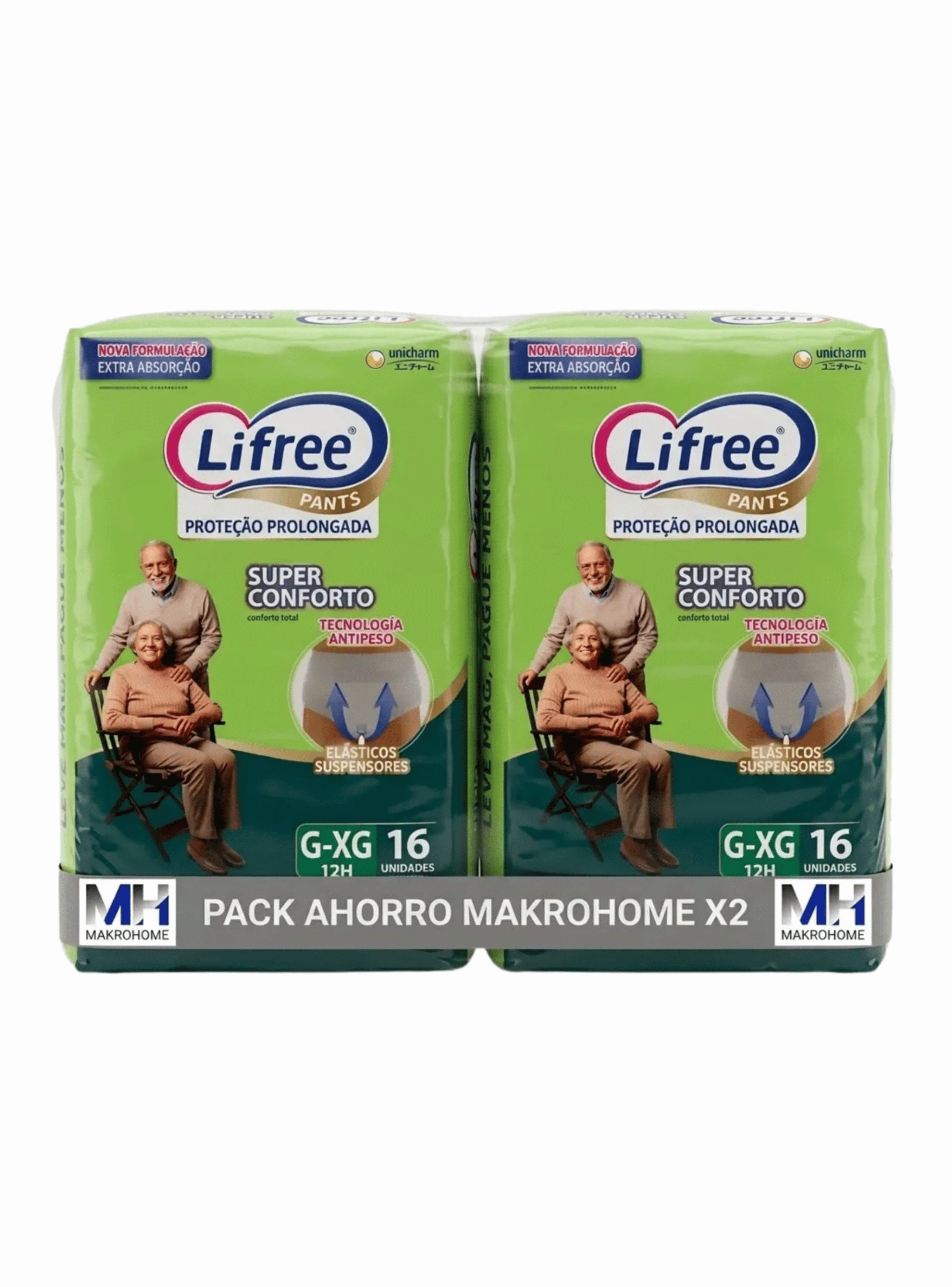 Panal Adulto Lifree Pants G xg 32un Super Confort 8 Horas-0