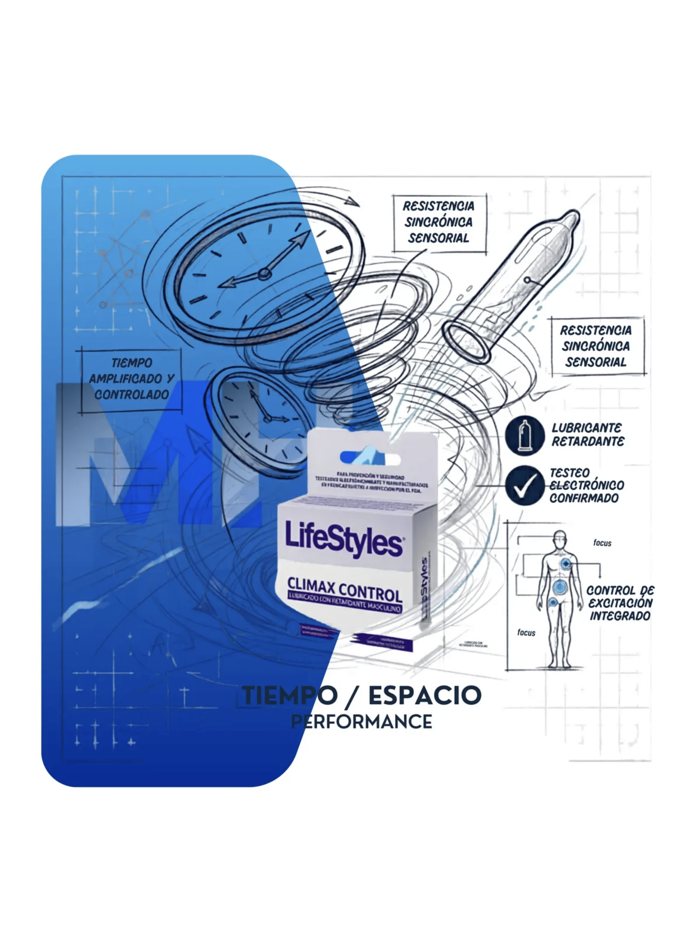 Pack 6 Estuches Condones Lifestyles Climax Control 18 Unidades-6