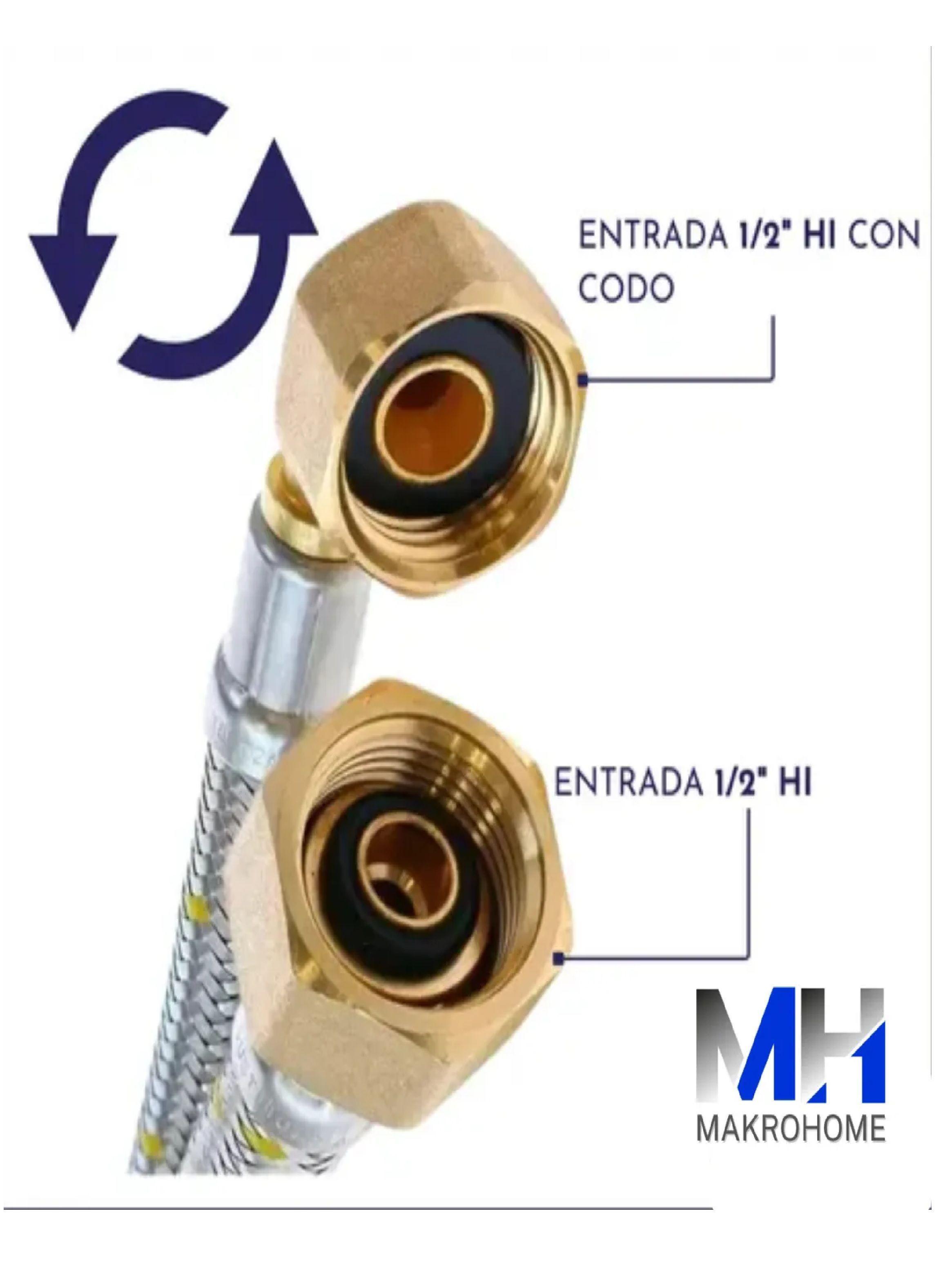 Flexible Gas Con Codo 1/2hi X 1/2hi Certificado Sec Sercogas-2