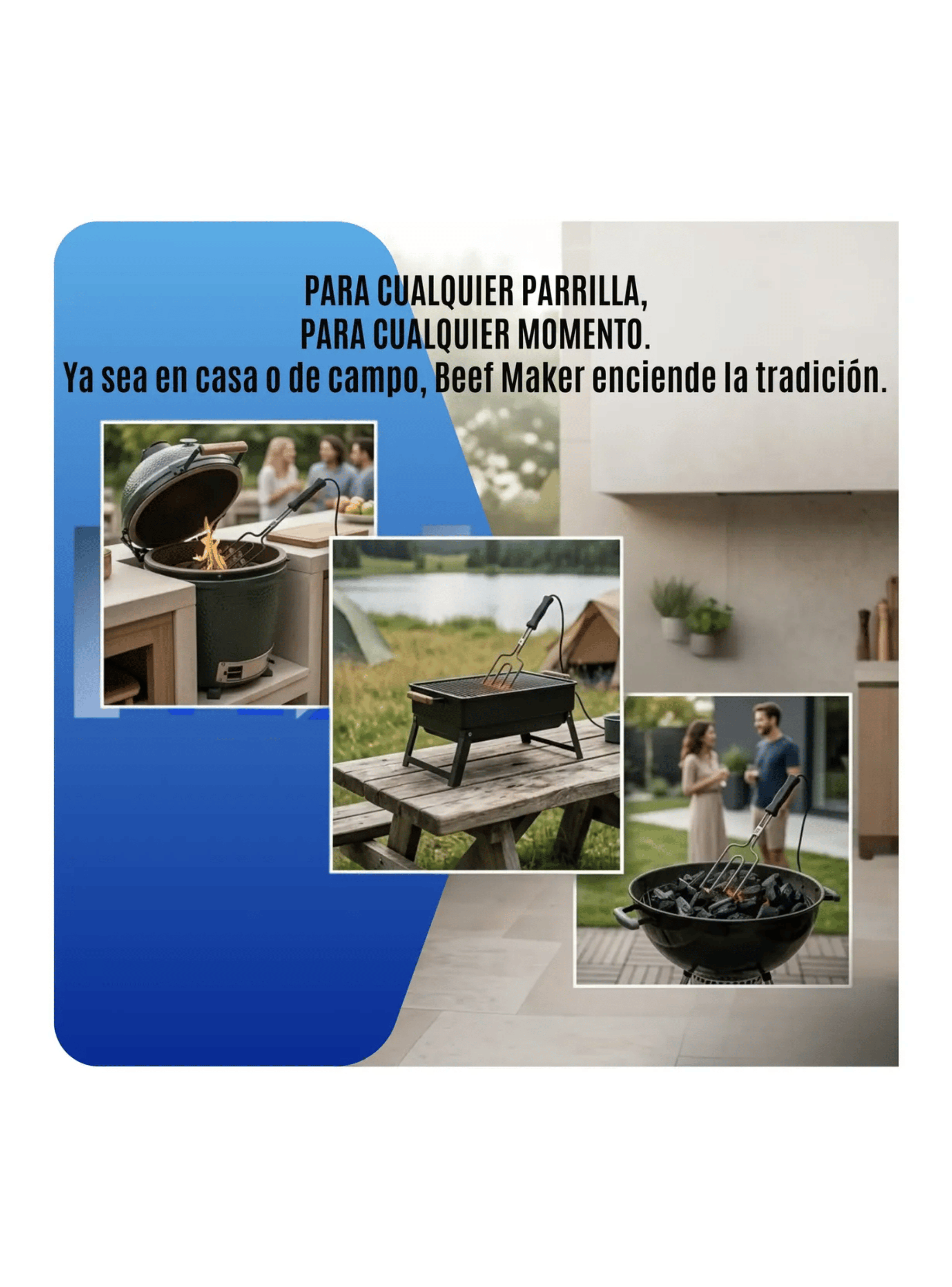 Iniciador De Fuego Electrico Para Parrilla 800w Beef Maker-4