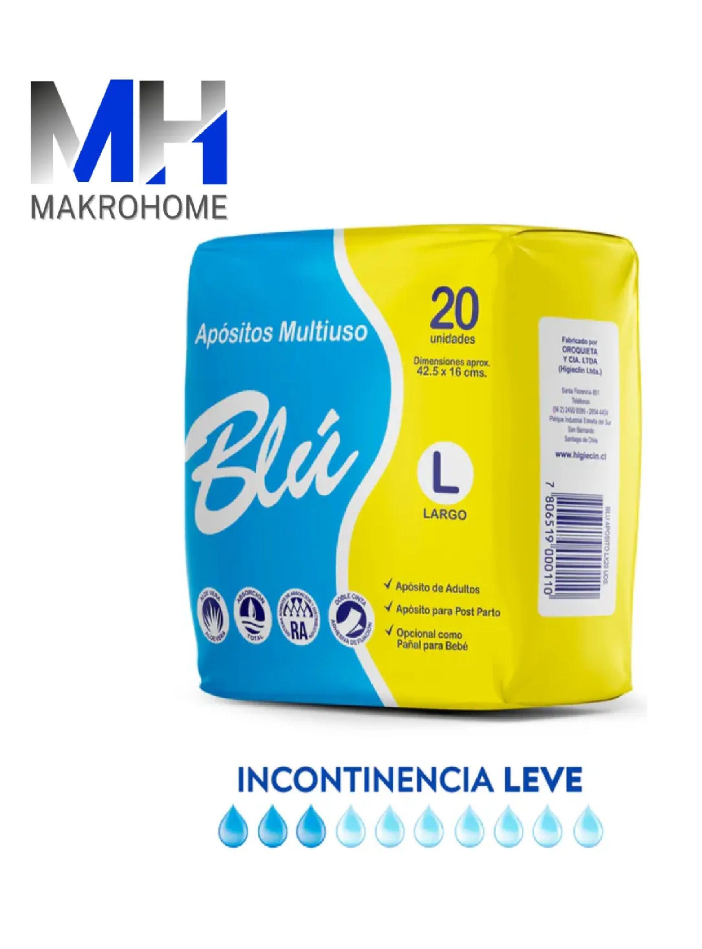 Apositos Blu Incontinencia Leve X20 Unid Proteccion Discreta-5