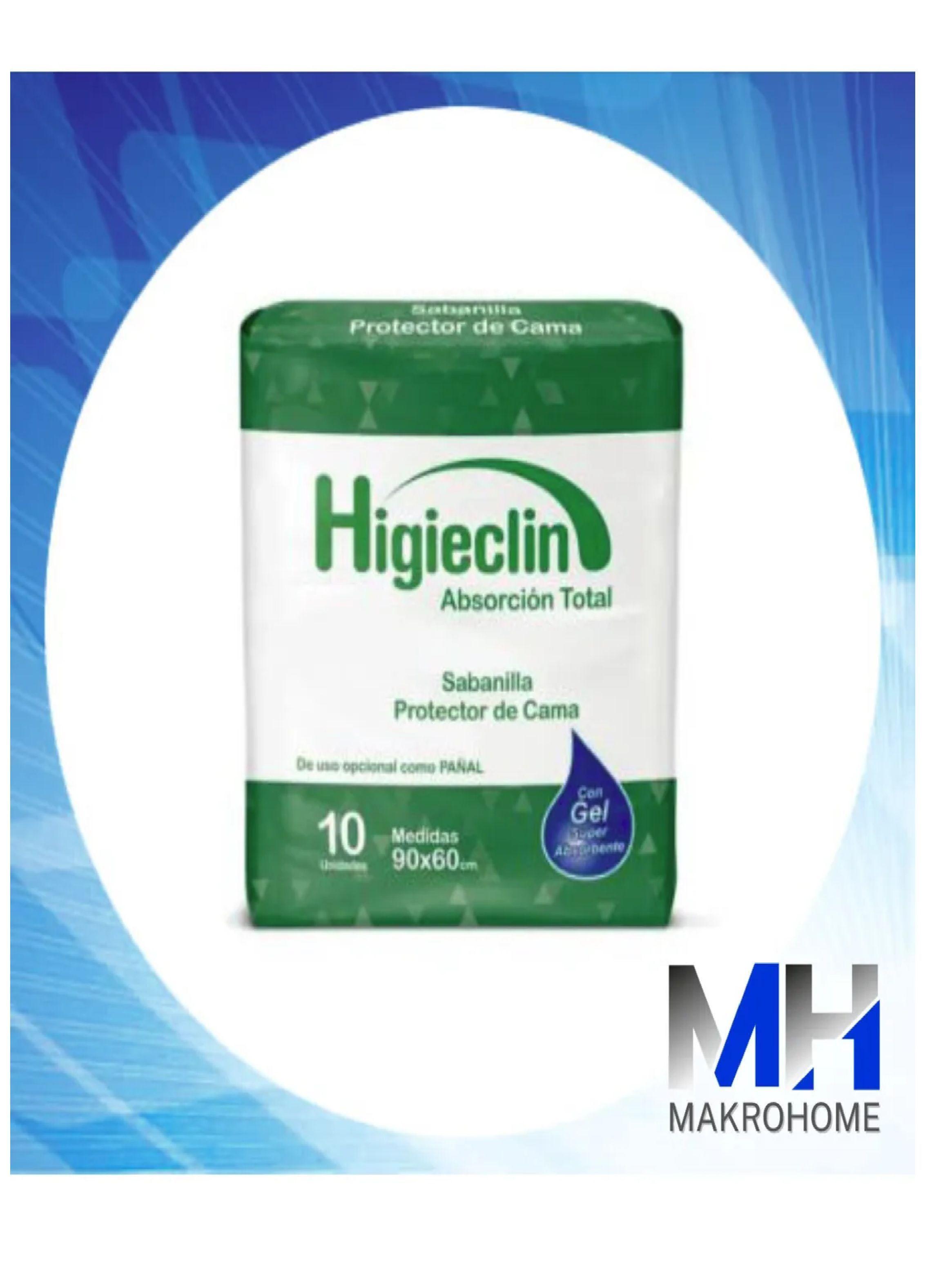 Sabanilla Protectora Higieclin 90x60 Cm X10 Unid Cubre Cama-3