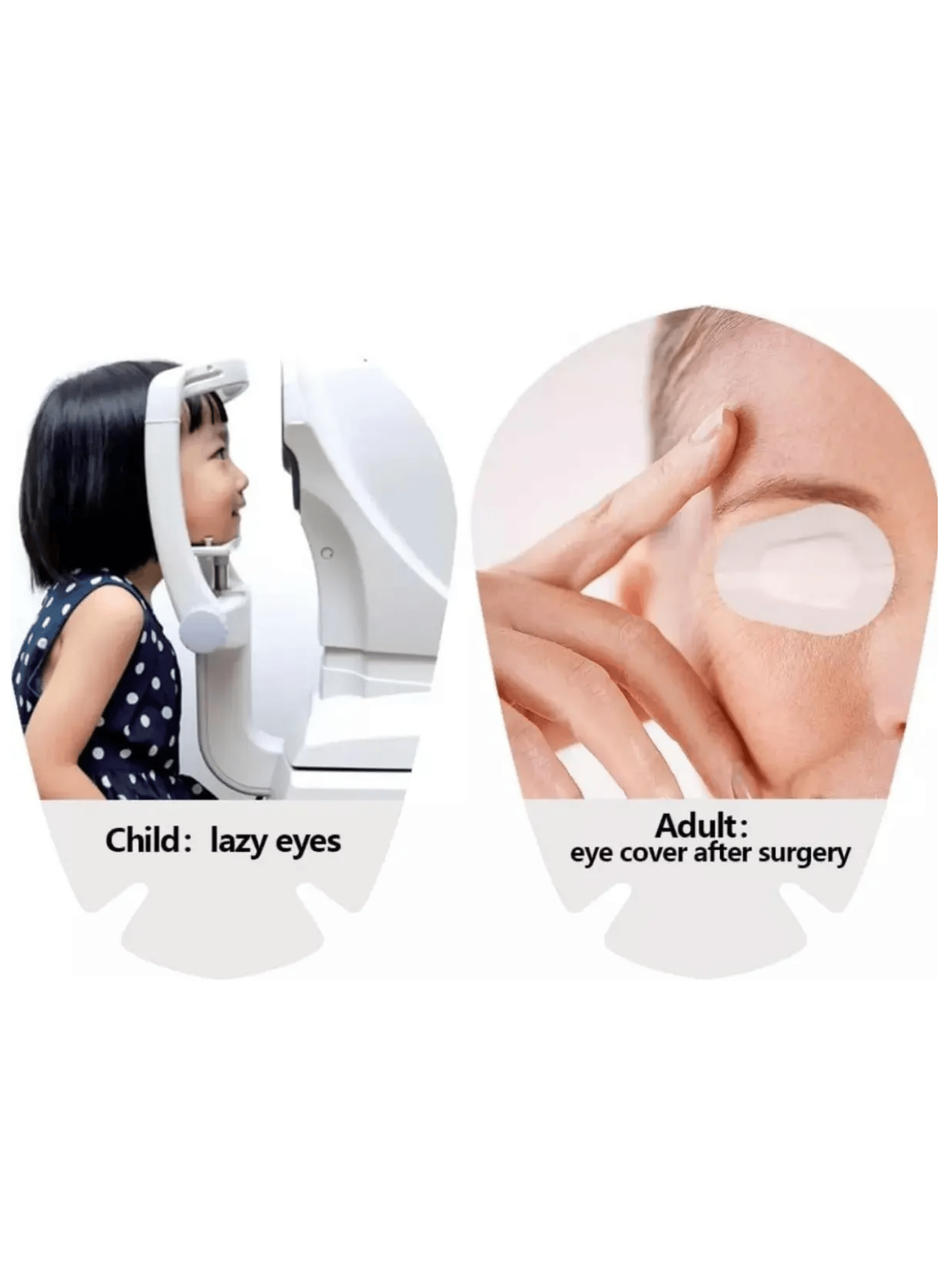 Parche Ocular Adhesivo Esteril Postoperatorio 85x55mm 10 Ud-3