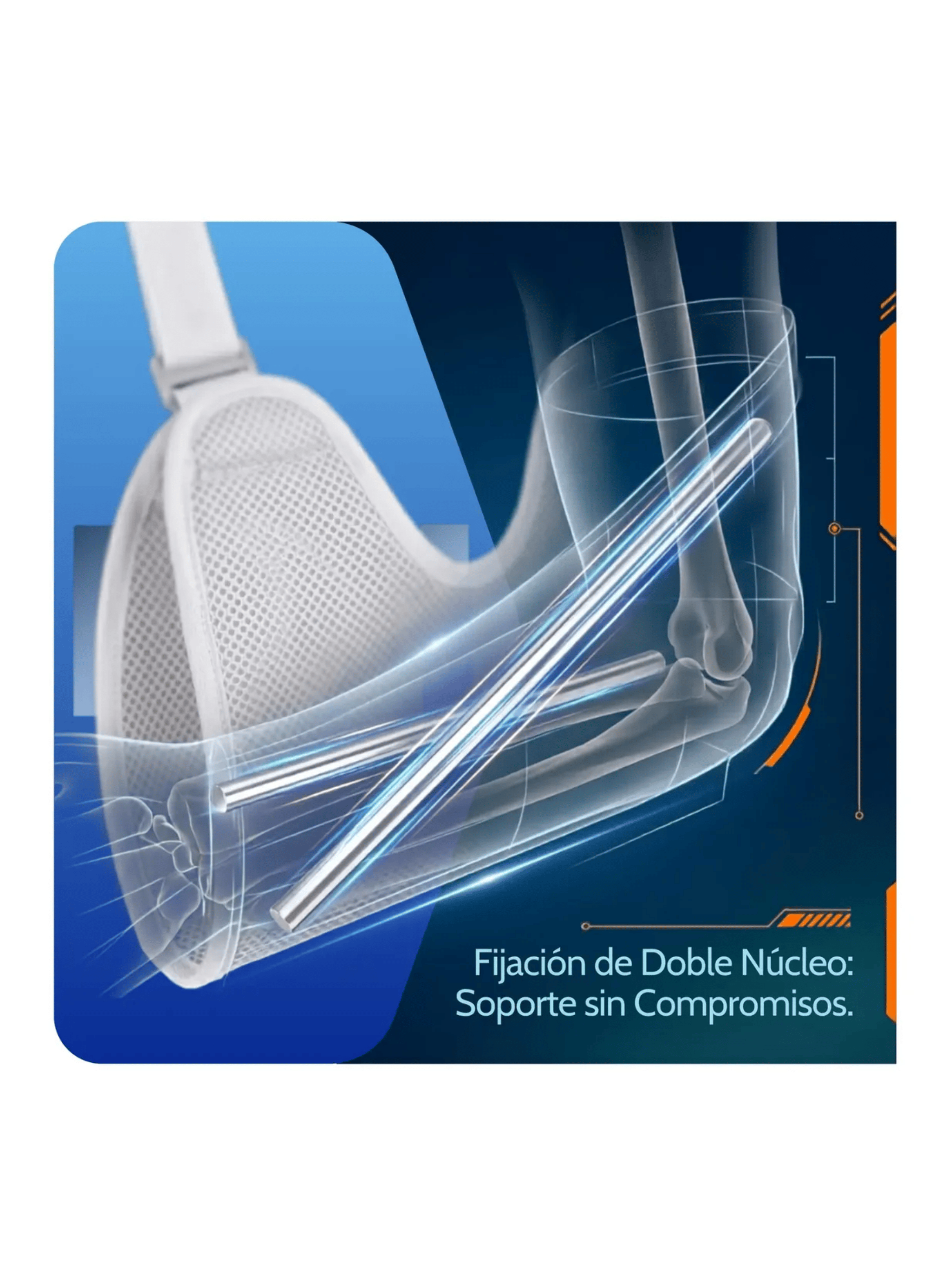 Cabestrillo Para Brazo Inmovilizador Con Barras De Aluminio-4