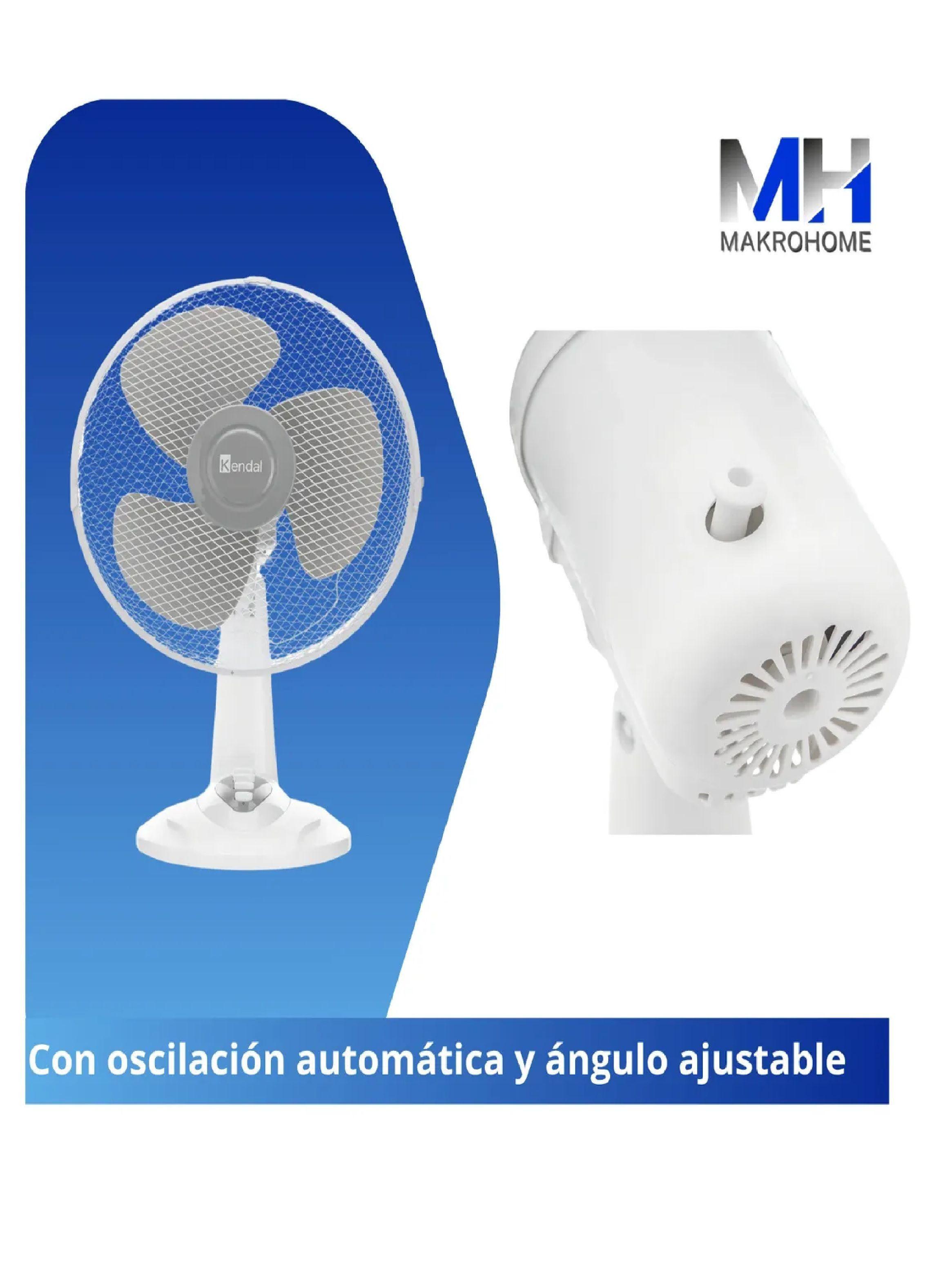 Ventilador Mesa Kendal Sobremesa Silencioso Kf-12d Oscilante-2