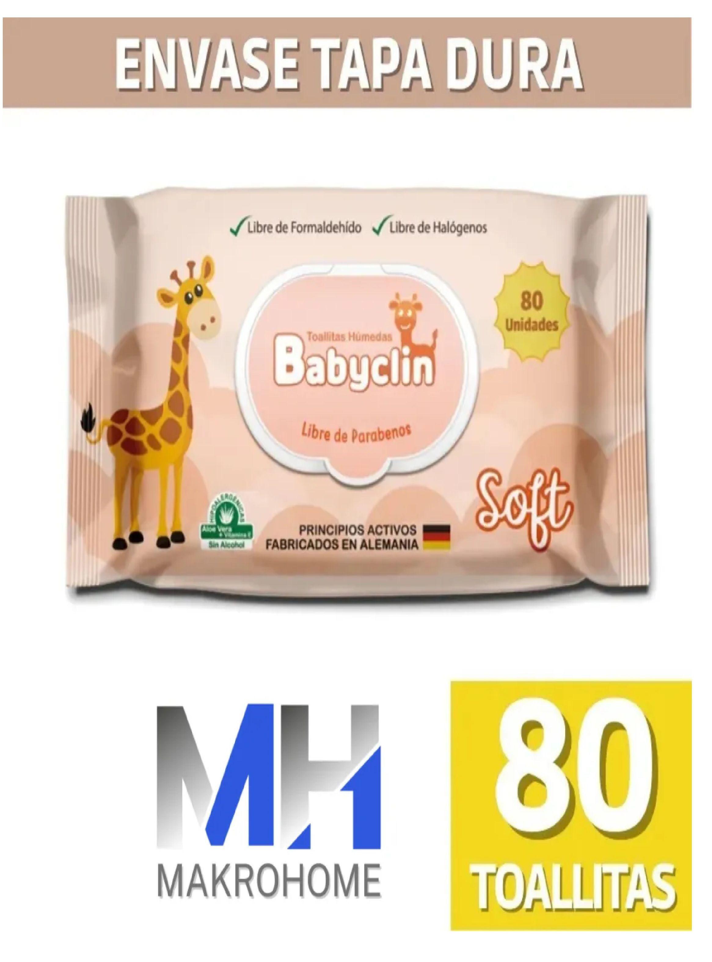 Toallas Humedas Babyclin Soft X80 Hipoalergenicas Aloe Vera-4