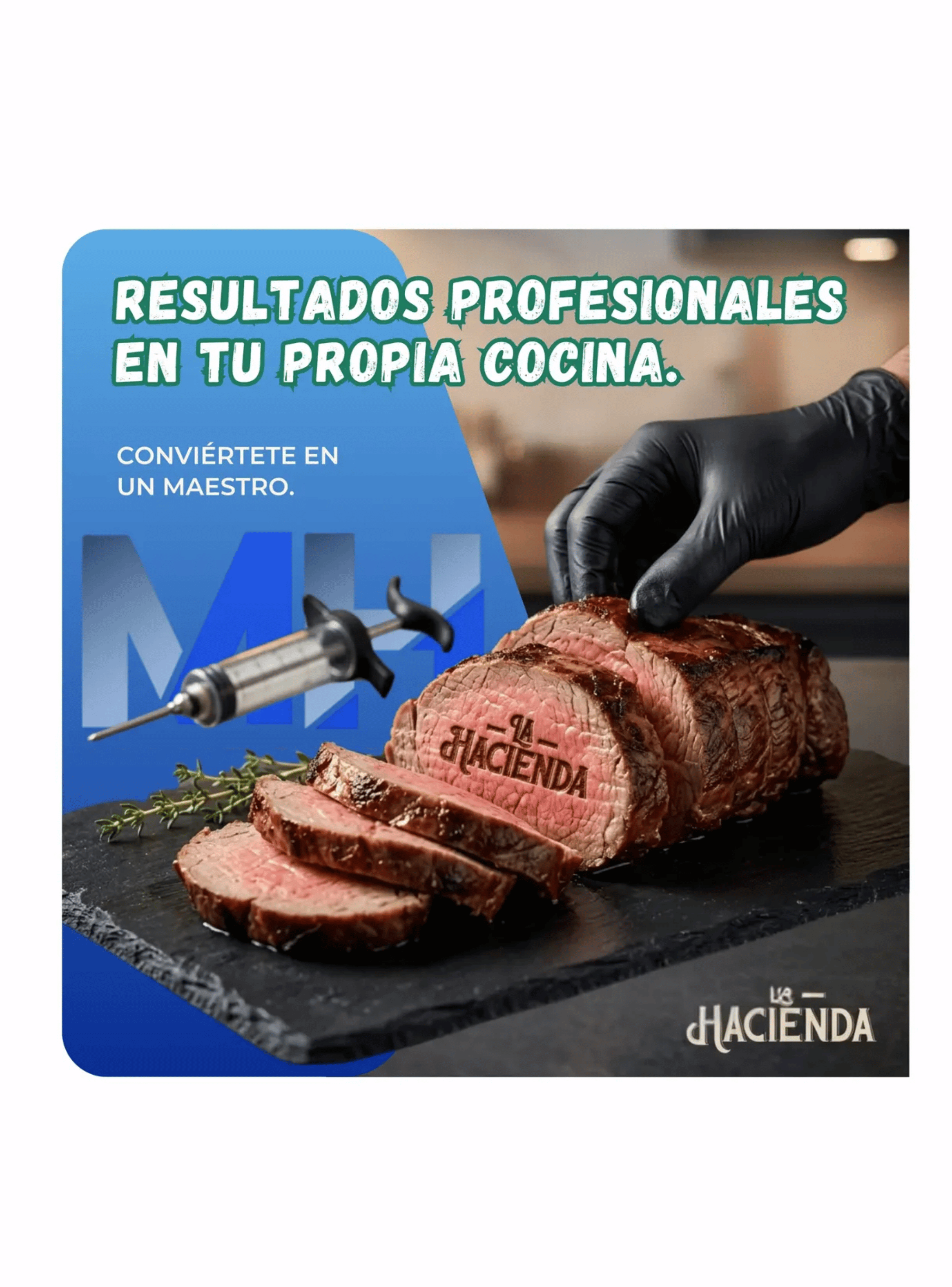 Jeringa De Cocina Inyector Sabores Carnes La Hacienda 30ml-4