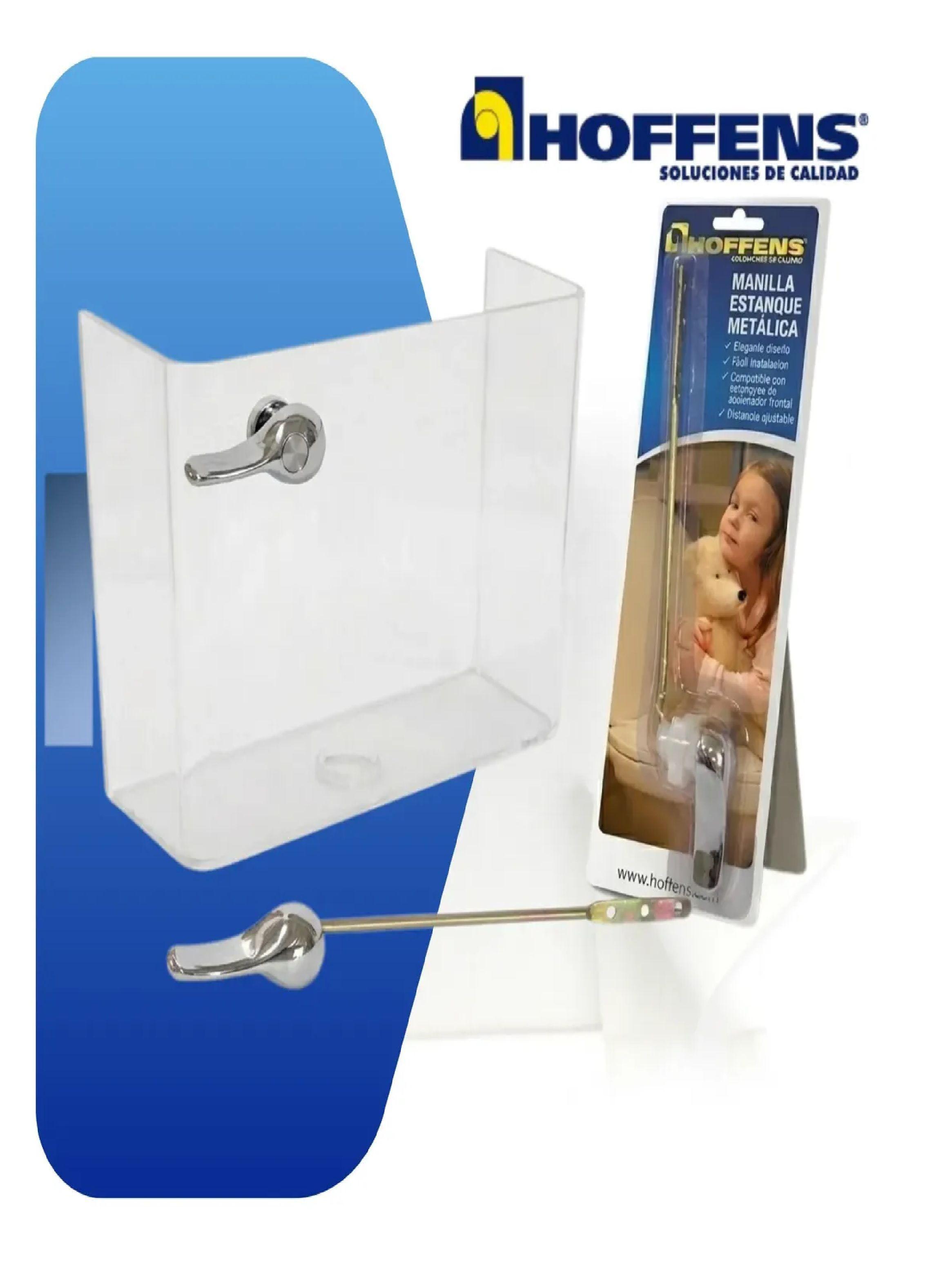 Manilla Metalica Cromada Estanque Wc Frontal Reforza Hoffens-2
