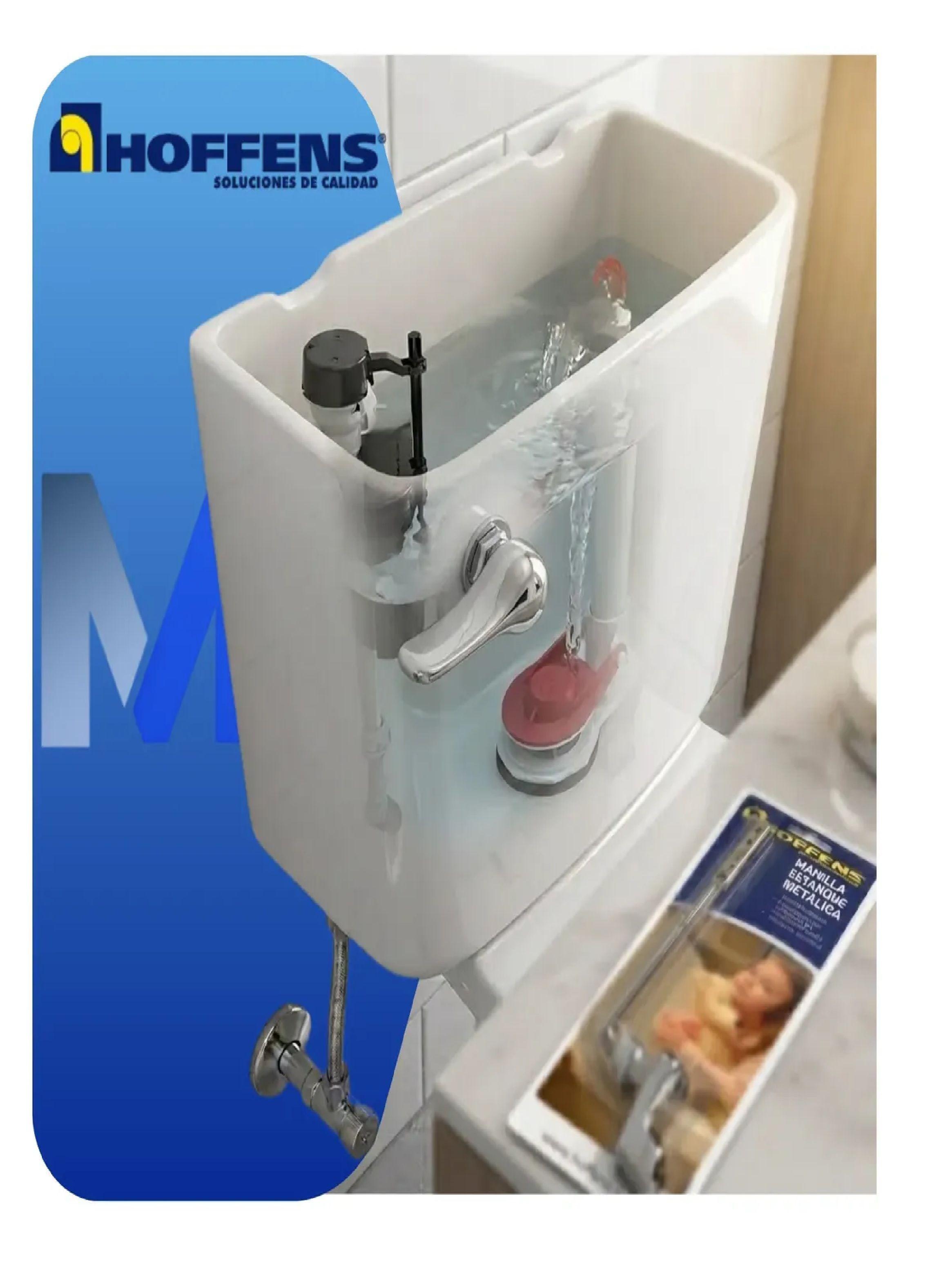 Manilla Metalica Cromada Estanque Wc Frontal Reforza Hoffens-4