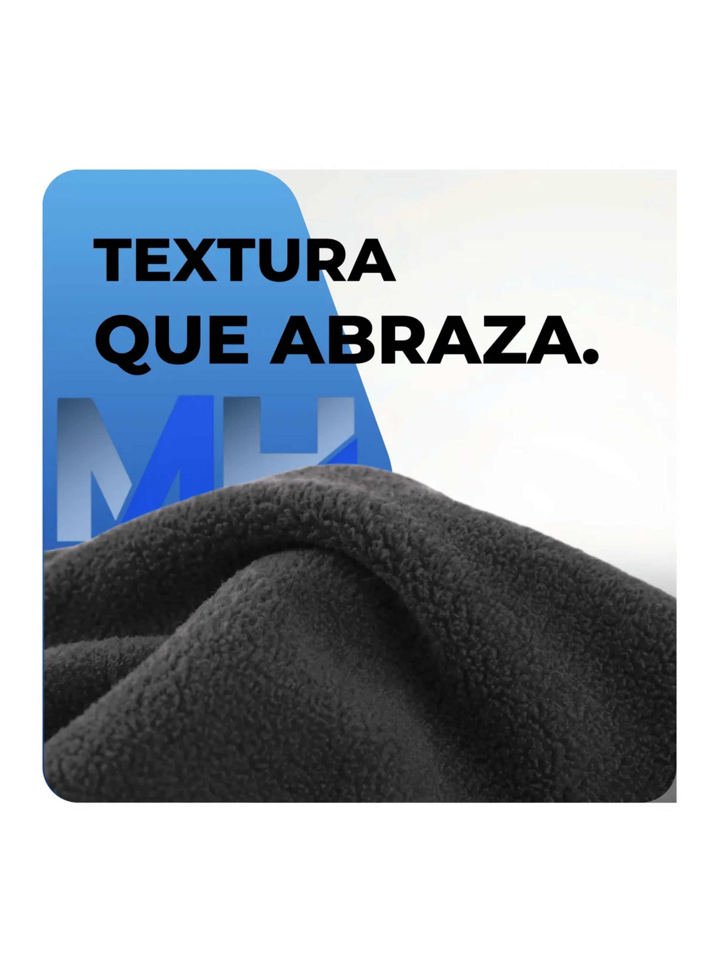 Manta Polar Con Mangas Frazada Vestible Invierno 190x130cm Negro-2