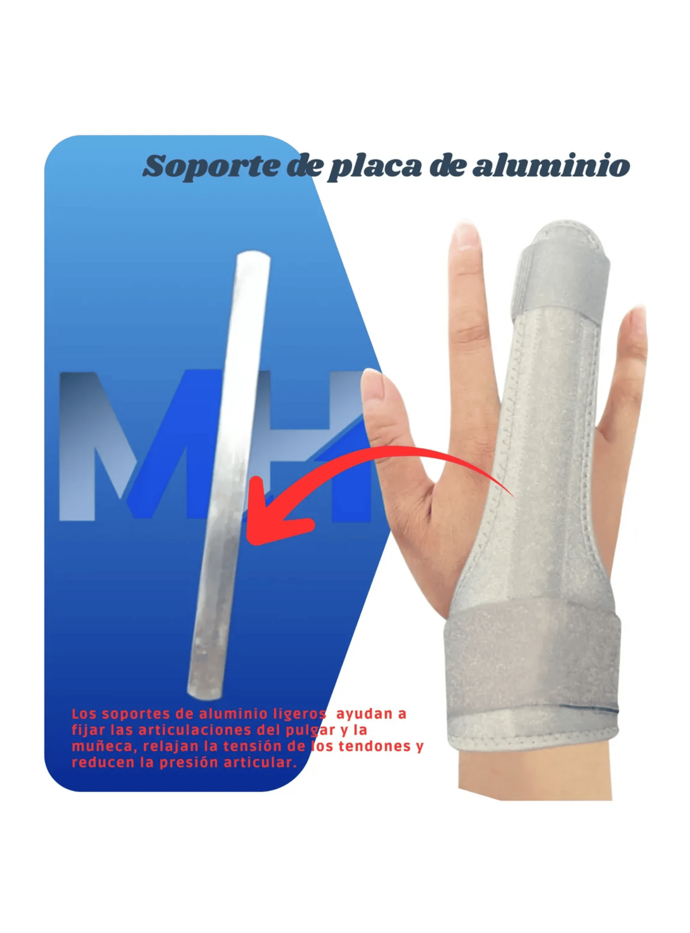 F rula Inmovilizadora De Dedo Y Mu eca Ortop dica Ajustable-2