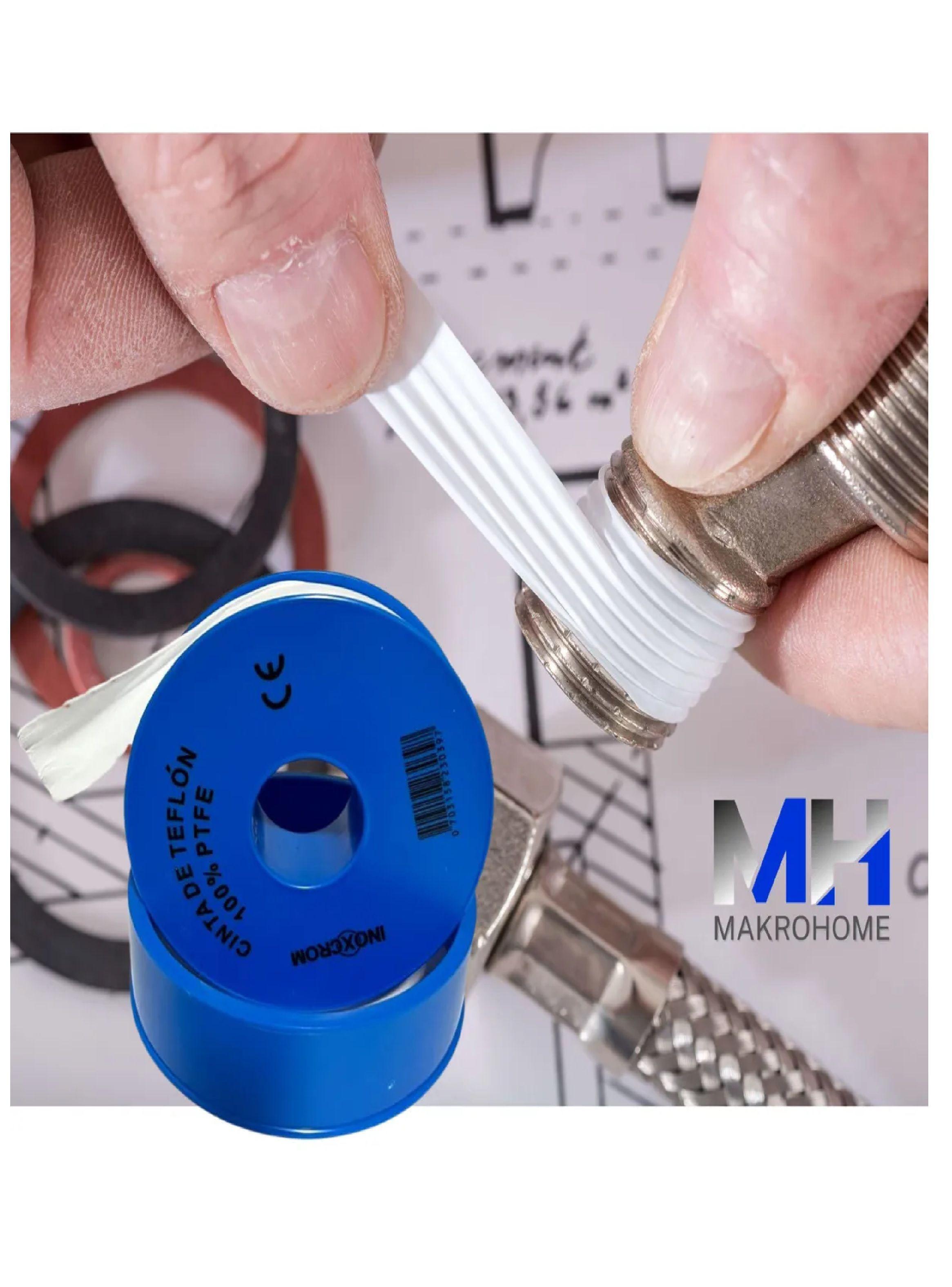 Teflon Multiuso 3/4 Inoxcrom 50mt Alta Densidad Profesional-2