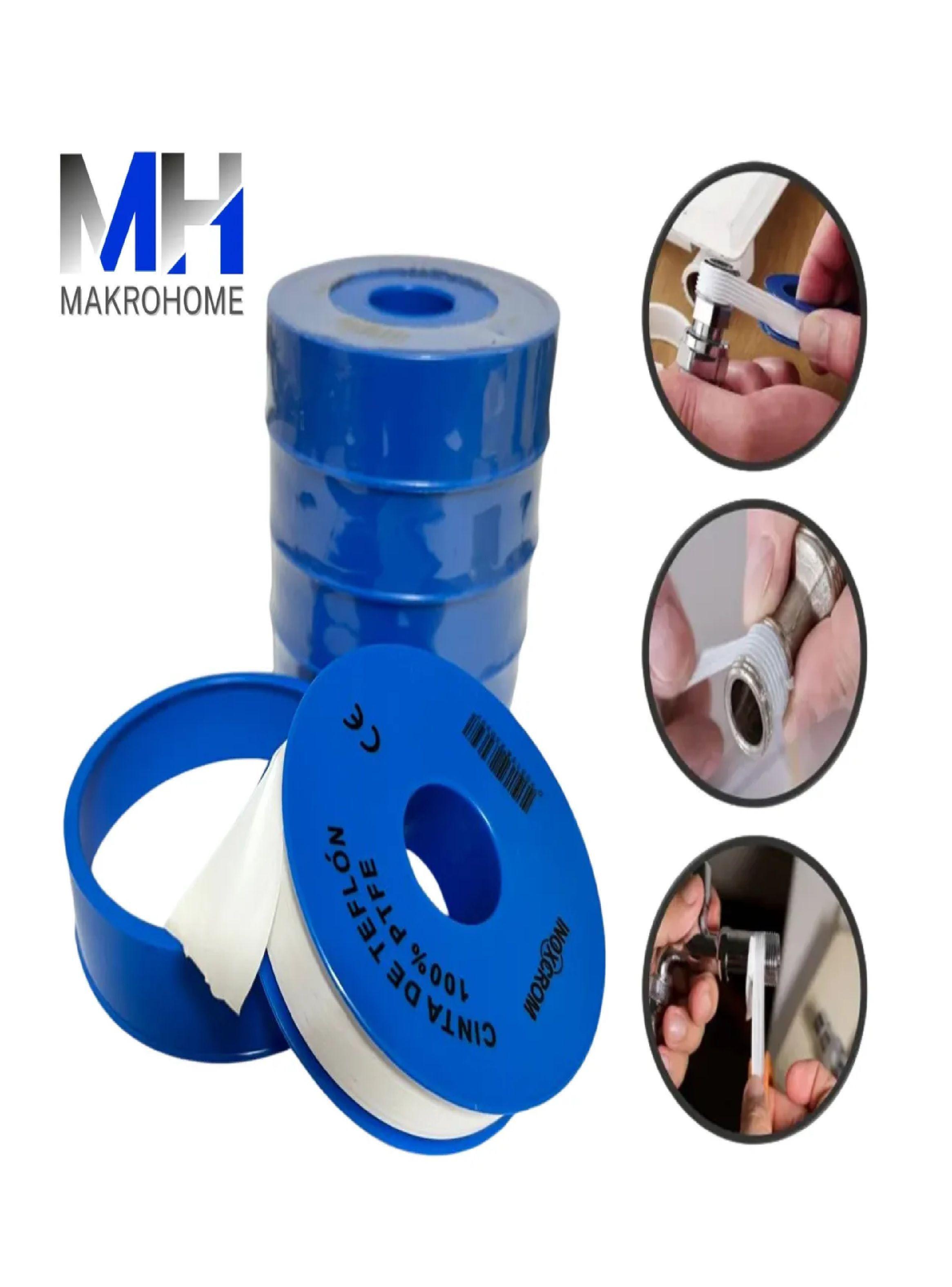 Teflon Multiuso 3/4 Inoxcrom 50mt Alta Densidad Profesional-5