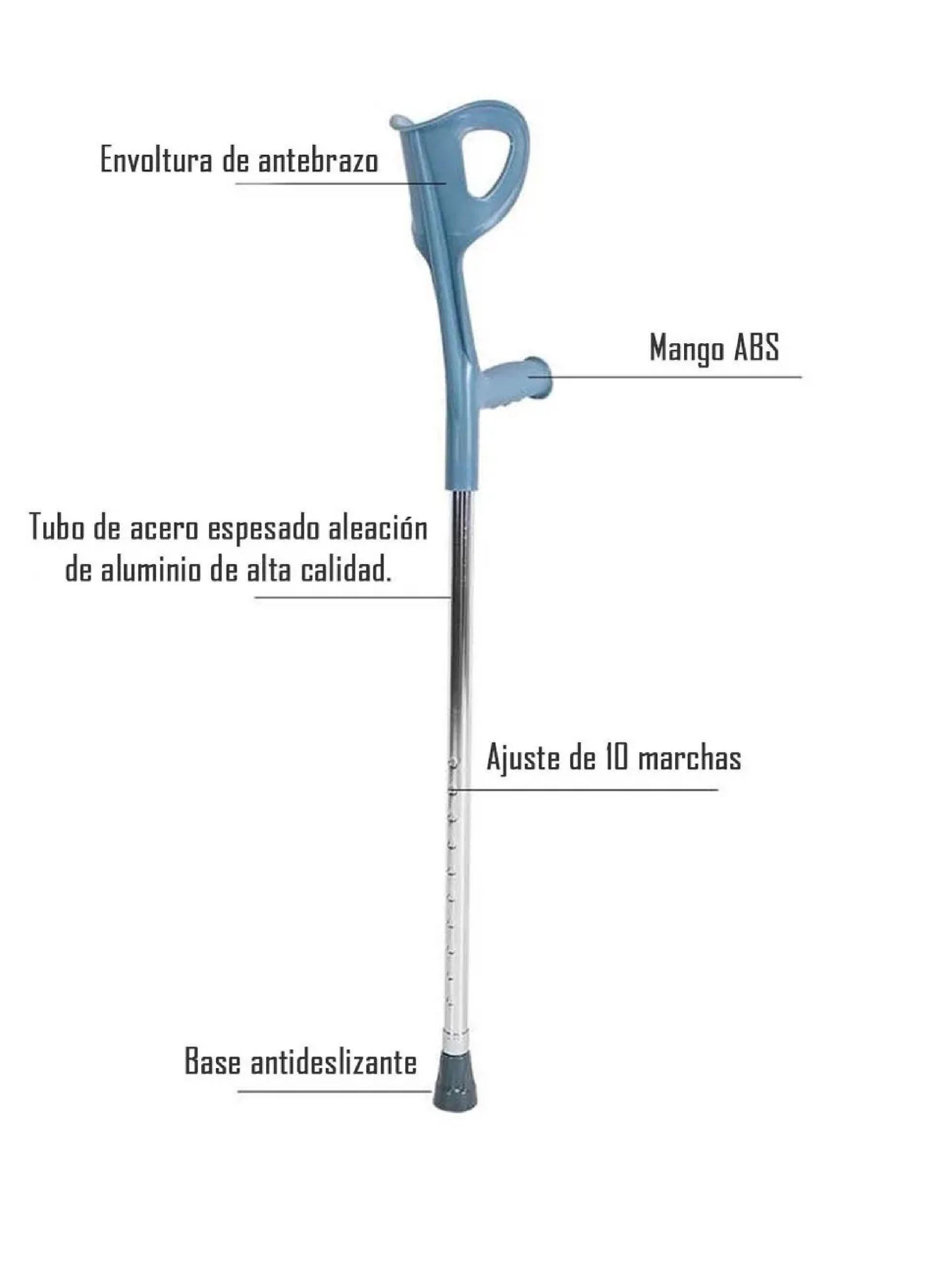 Baston Muleta Canadiense Ortopedico Altura Ajustable-3