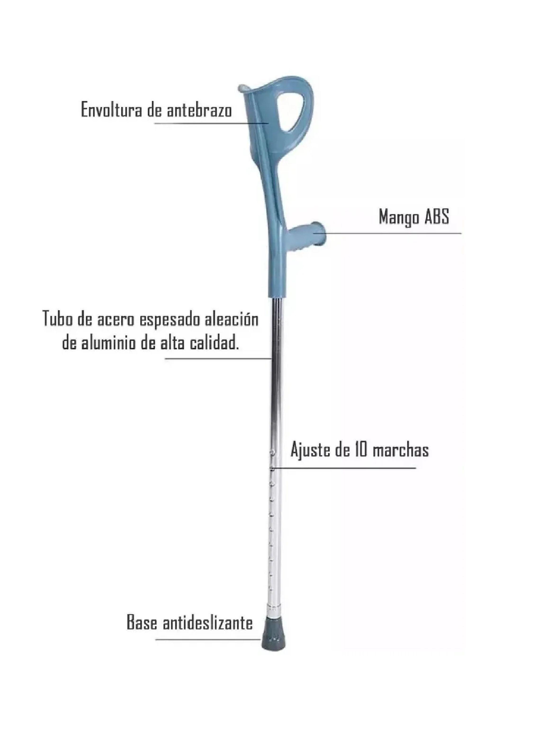 Baston Muleta Canadiense Ortopedico Altura Ajustable-7