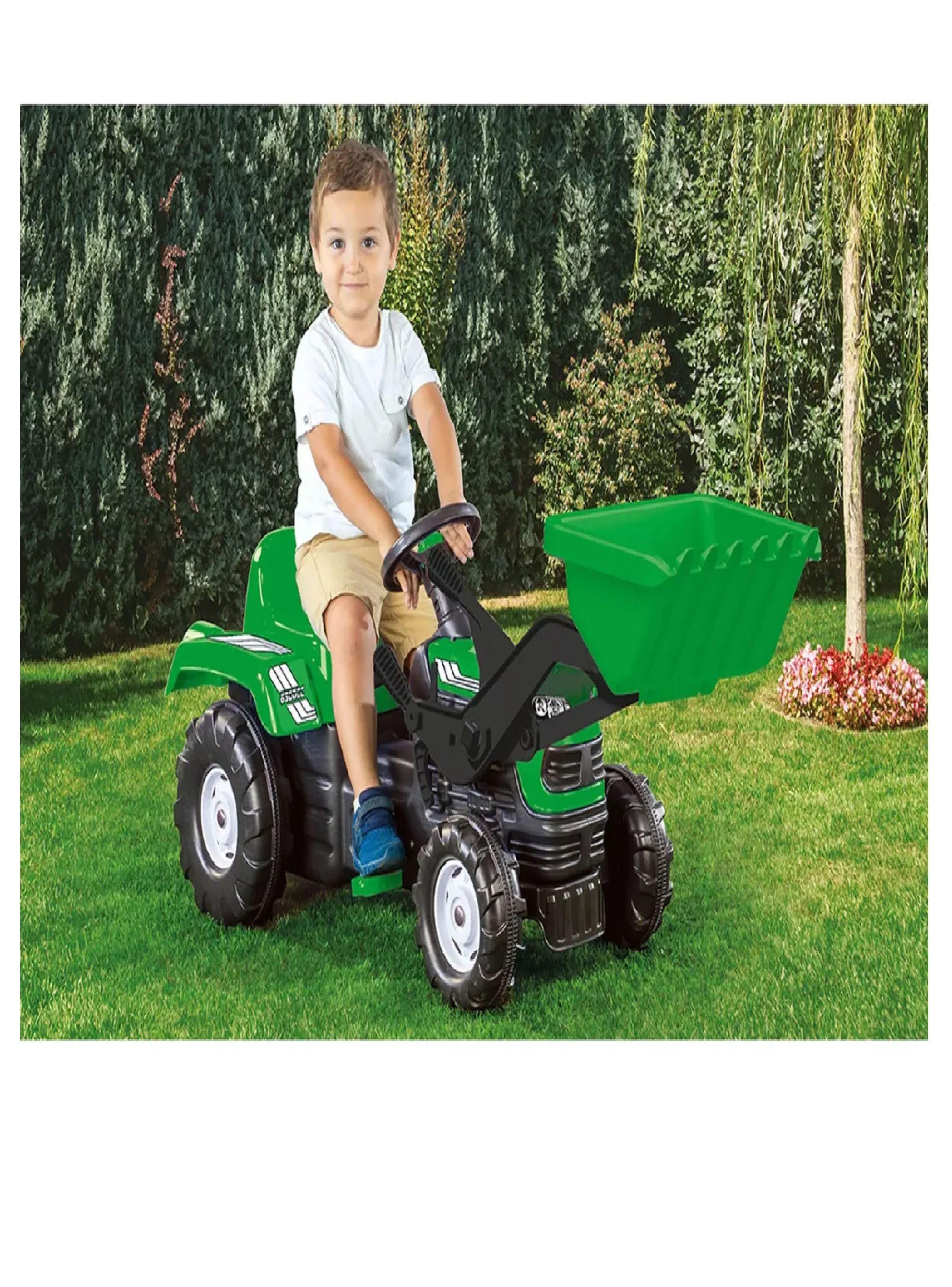 Go Kart Tractor A Pedales Con Remolque Y Retroexcavador-1