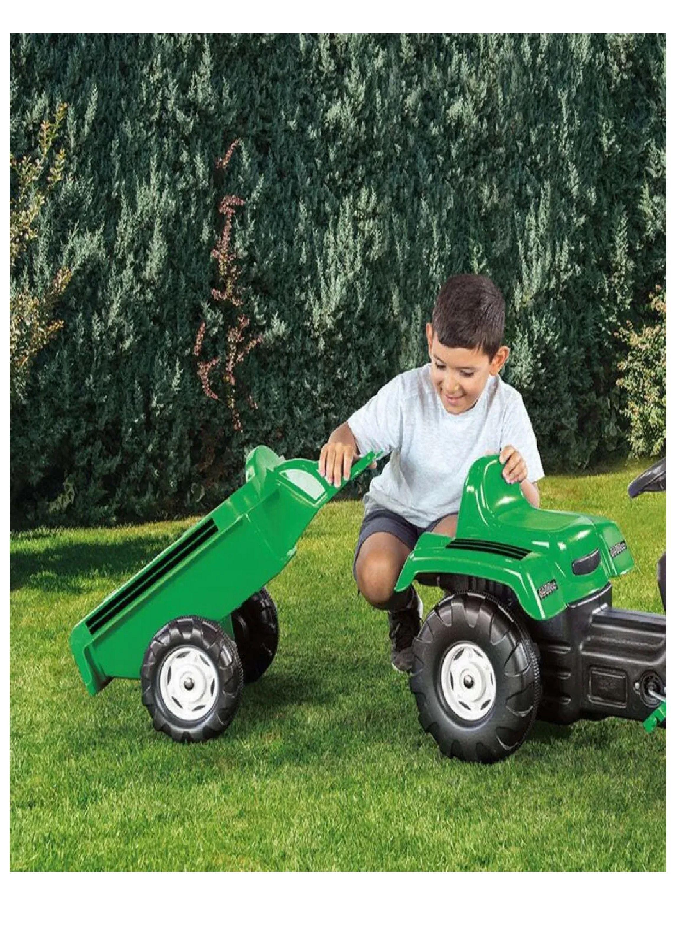 Go Kart Tractor A Pedales Con Remolque Y Retroexcavador-4