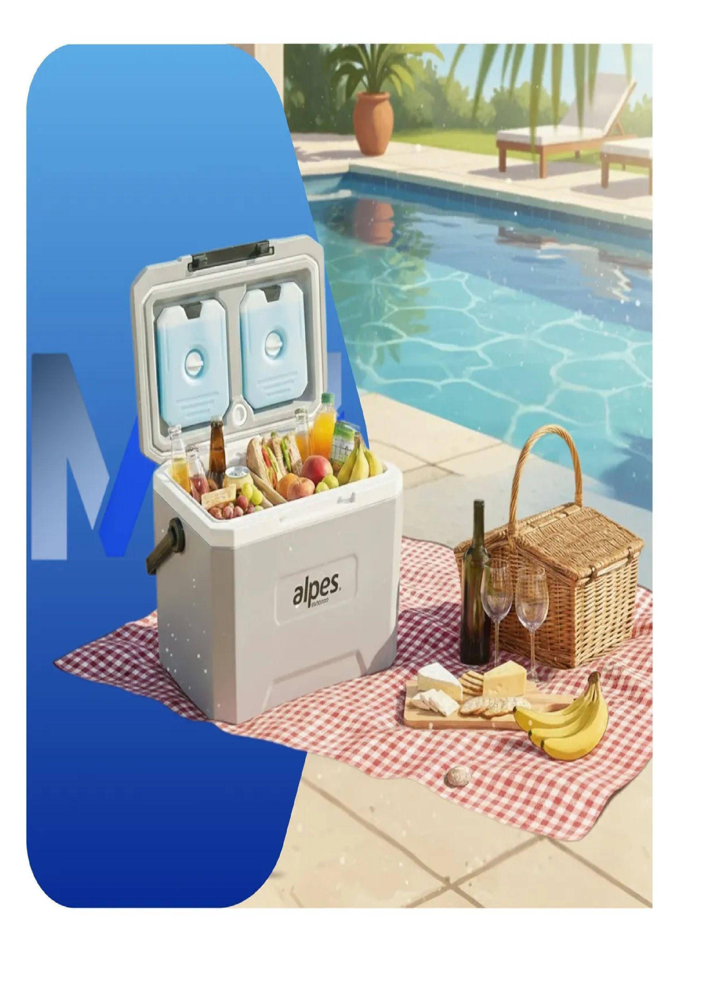 Nevera Rigida Alpes 22 Litros Cooler Termica Con 2 Ice Pack-4