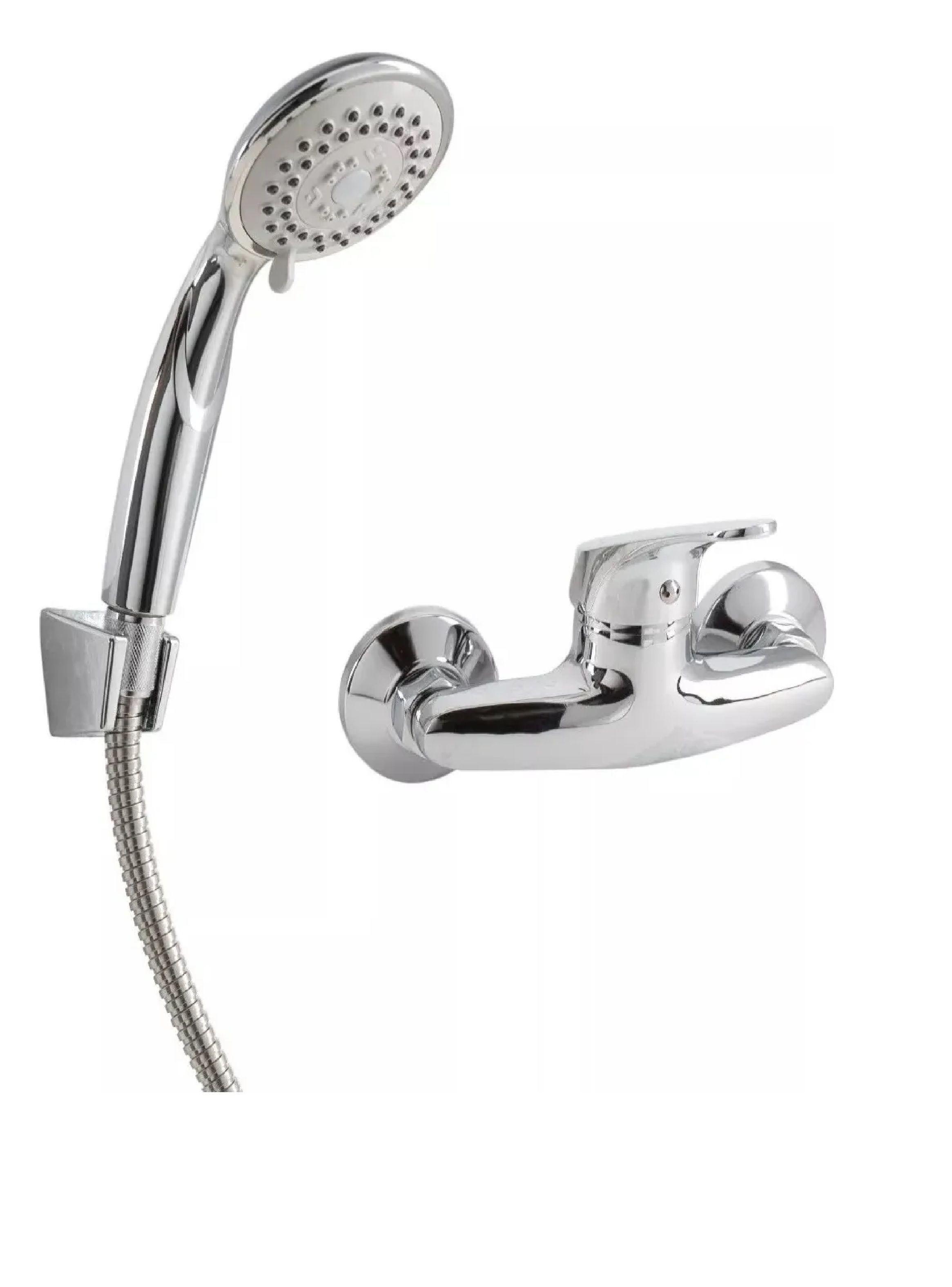 Llave Monomando Ducha Domenica Taumm Kit Completo-1