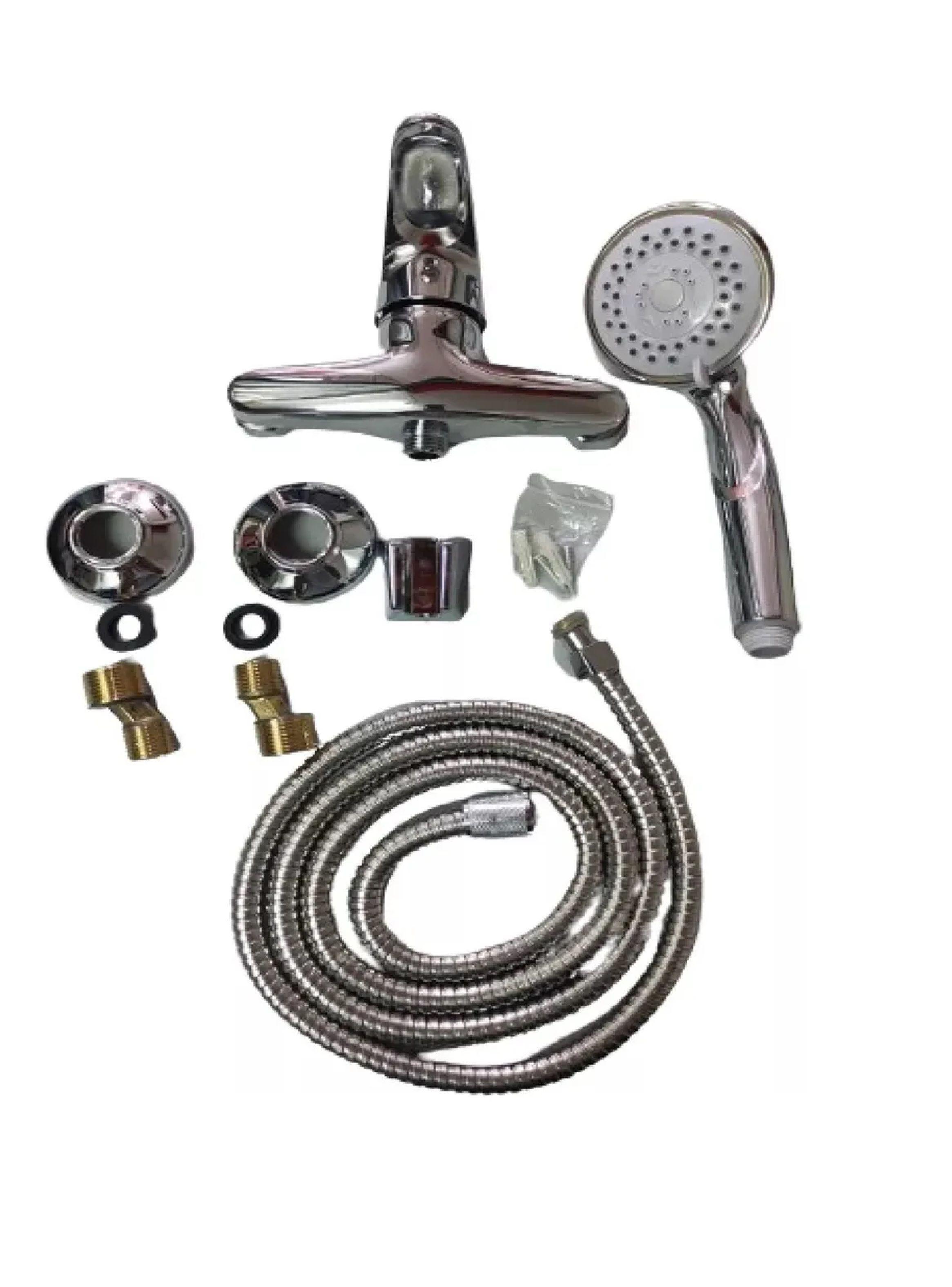 Llave Monomando Ducha Domenica Taumm Kit Completo-3