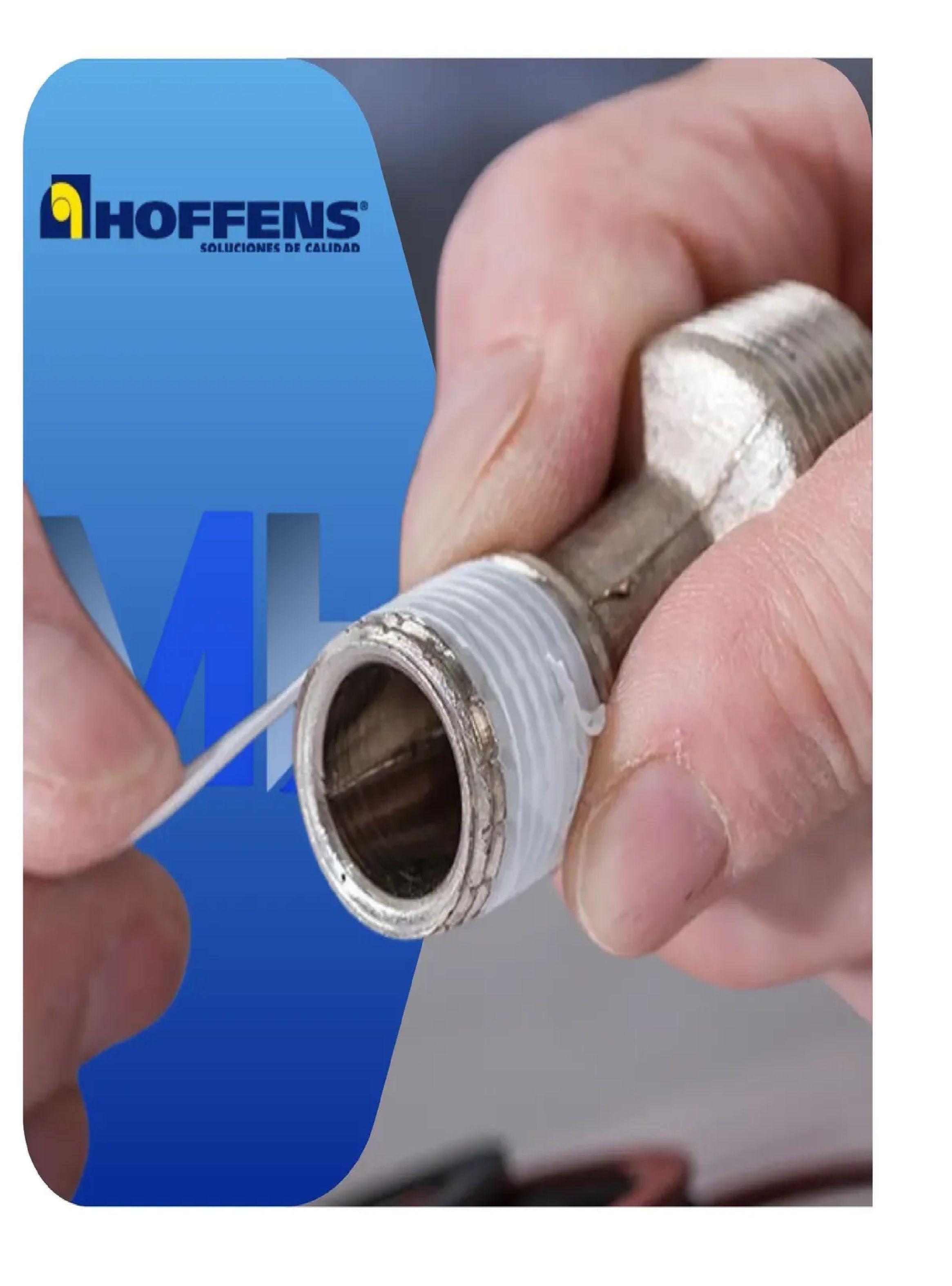 Cinta Teflon Hoffens 1/2 X 10 Metros Sello Hermético Agua-3