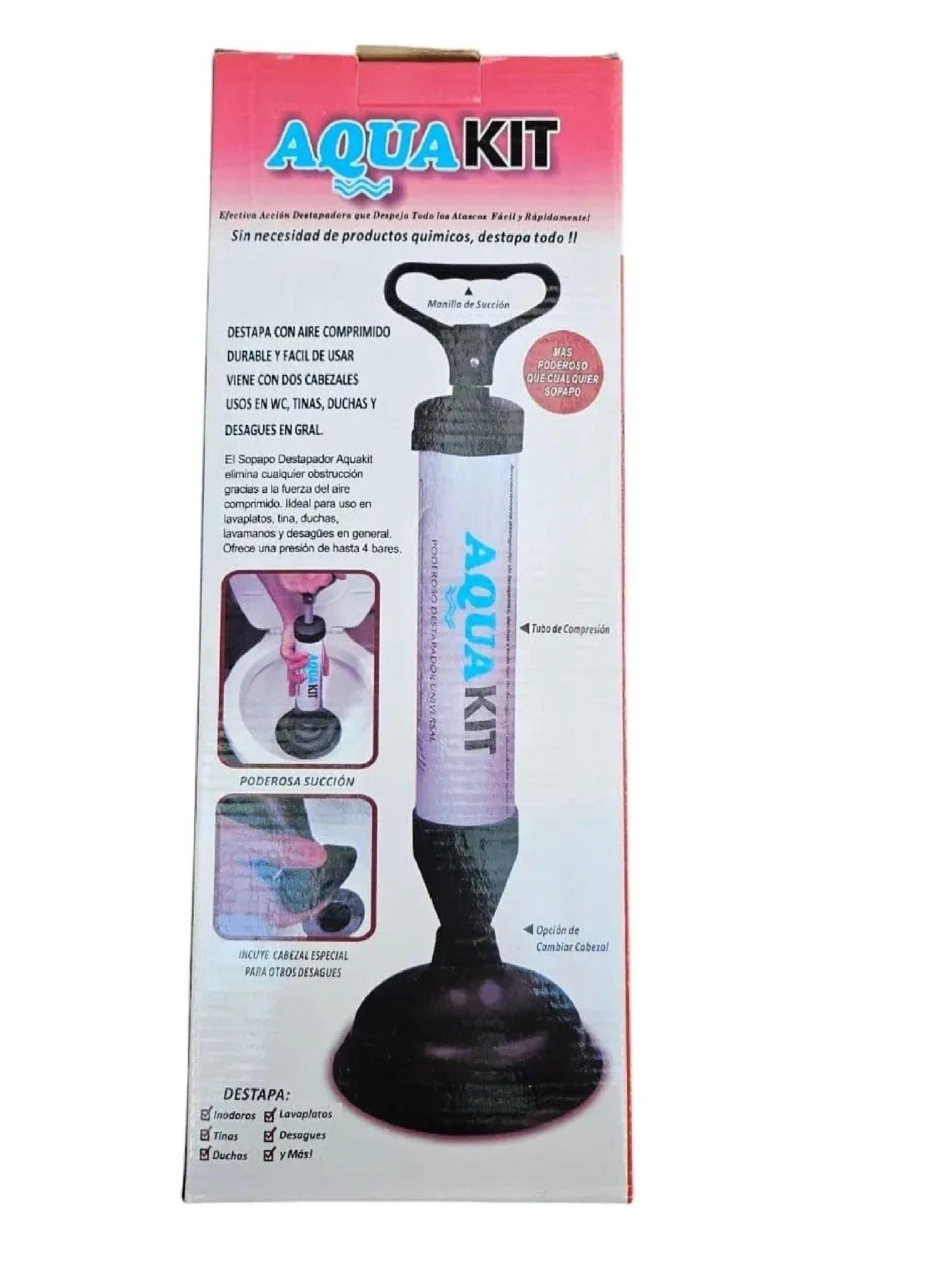 Destapador Wc Desagues Sopapo Alta Presion Aquakit-5