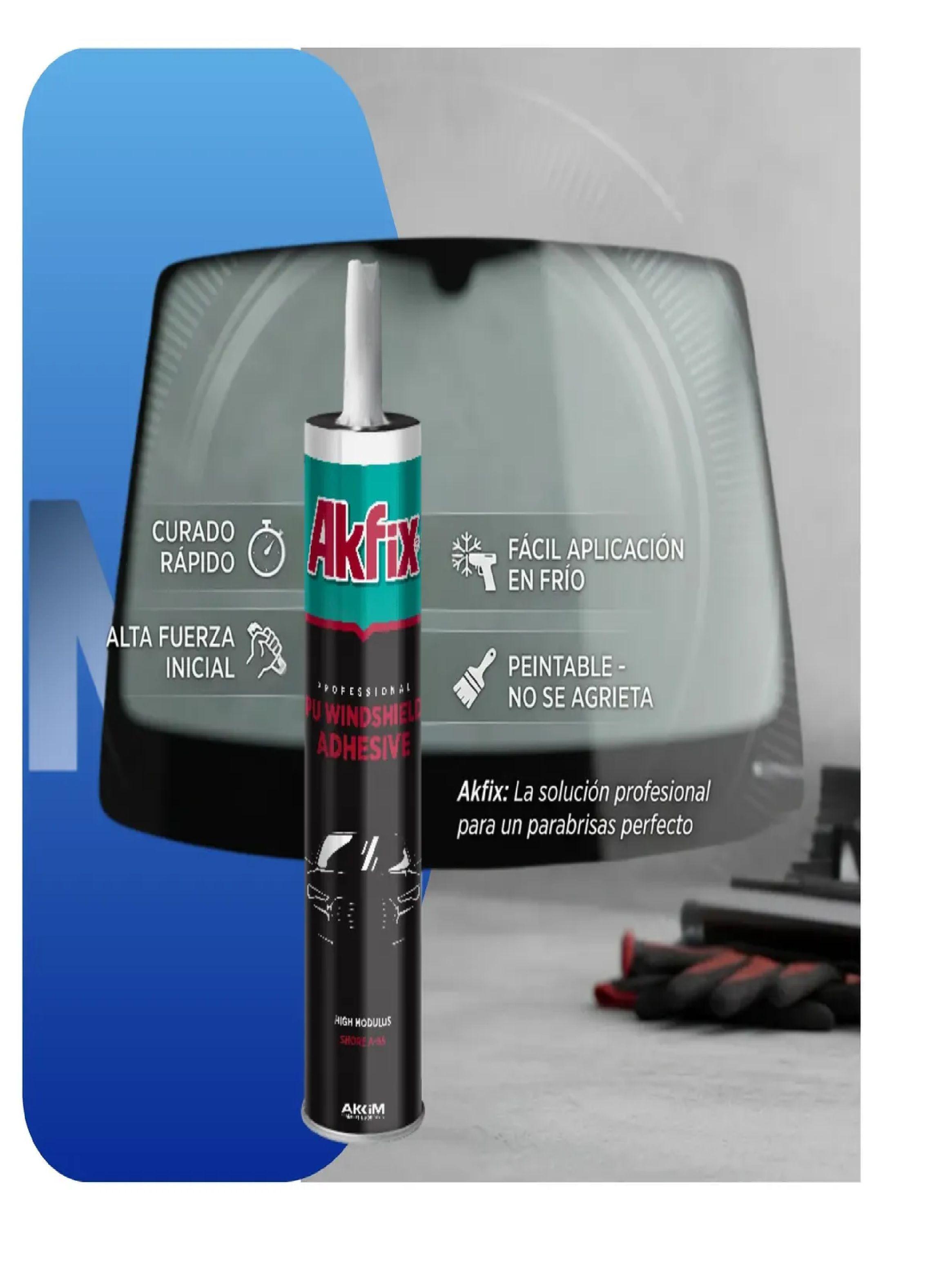 Adhesivo Poliuretano Parabrisas Akfix Pegado Directo Prof-2