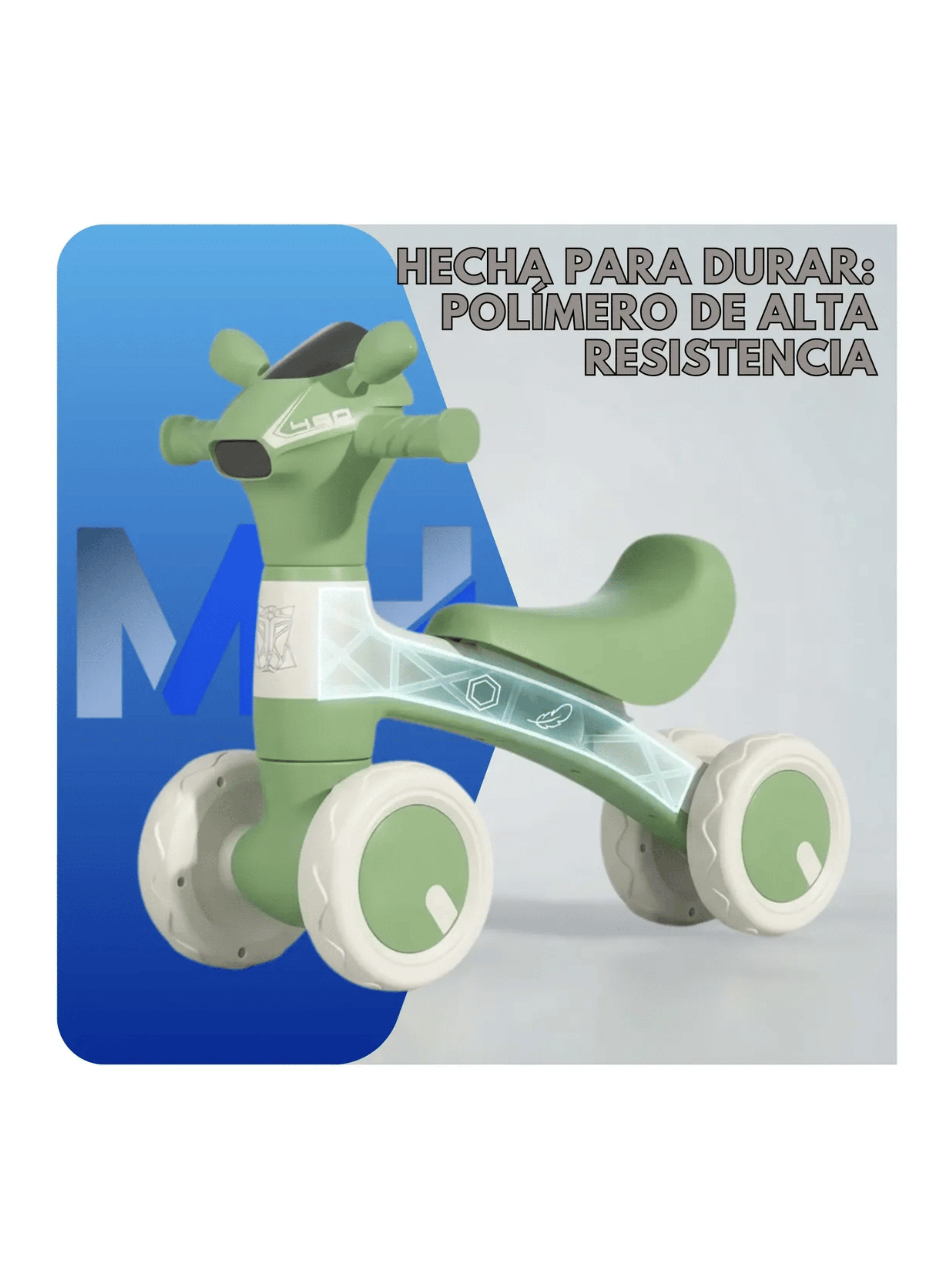 Andador Correpasillos Equilibrio 4 Ruedas Bebes Con Luces-3