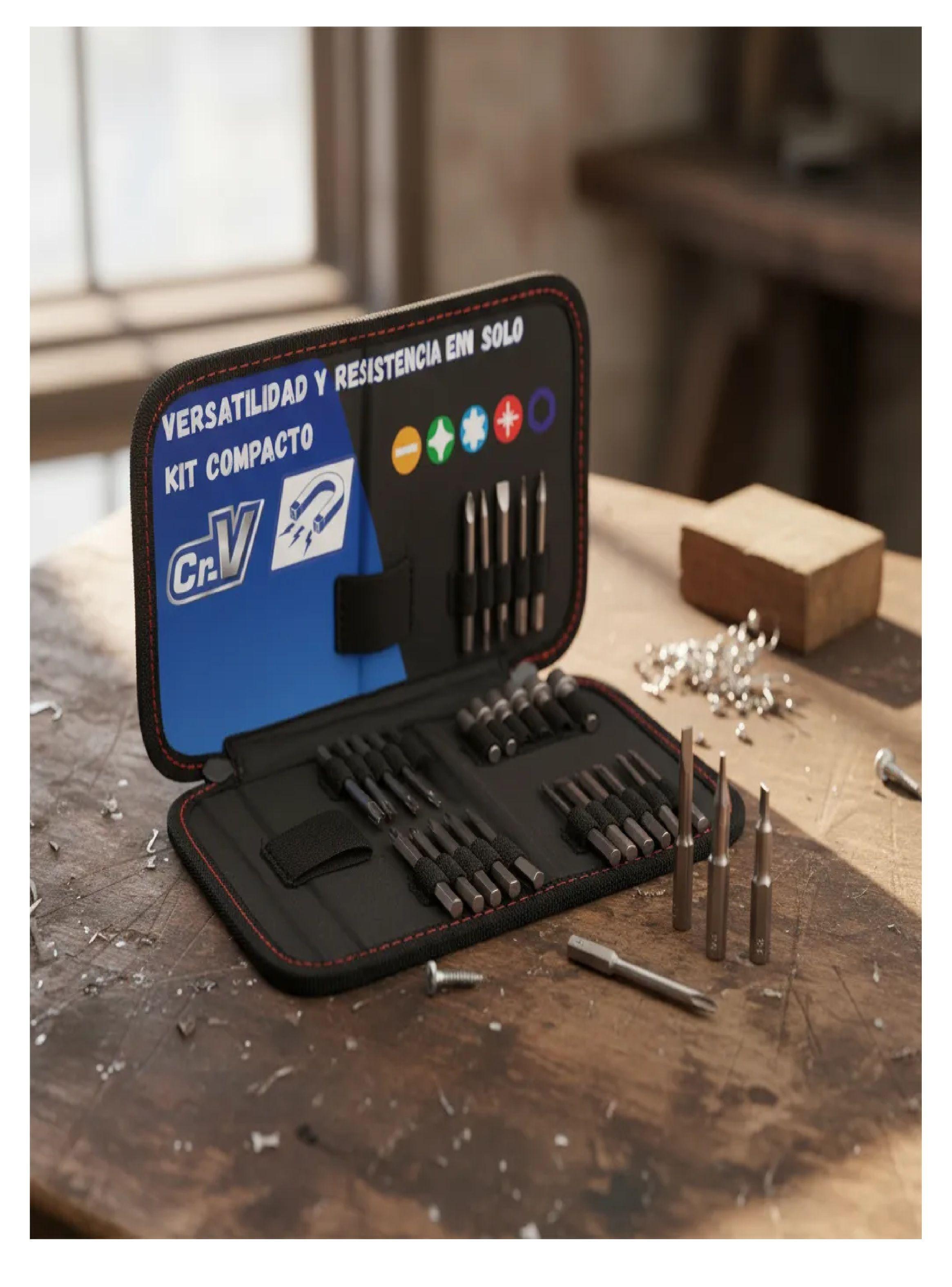 Set De Destornillador Con Puntas Intercambiables X26 Pcs-2