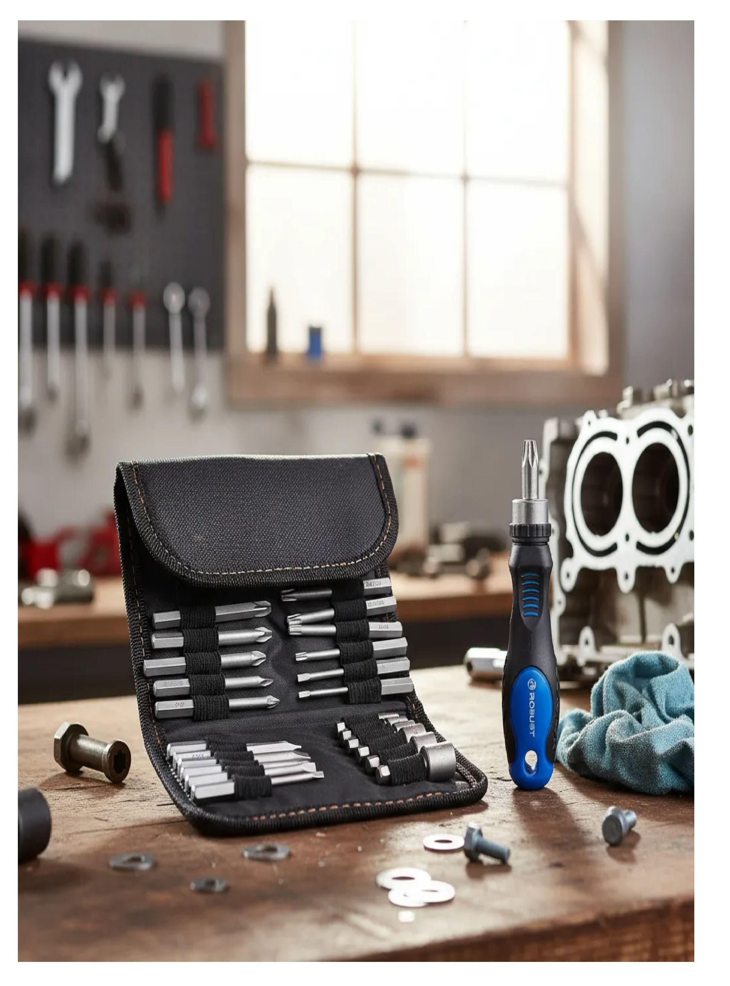 Set De Destornillador Con Puntas Intercambiables X26 Pcs-4