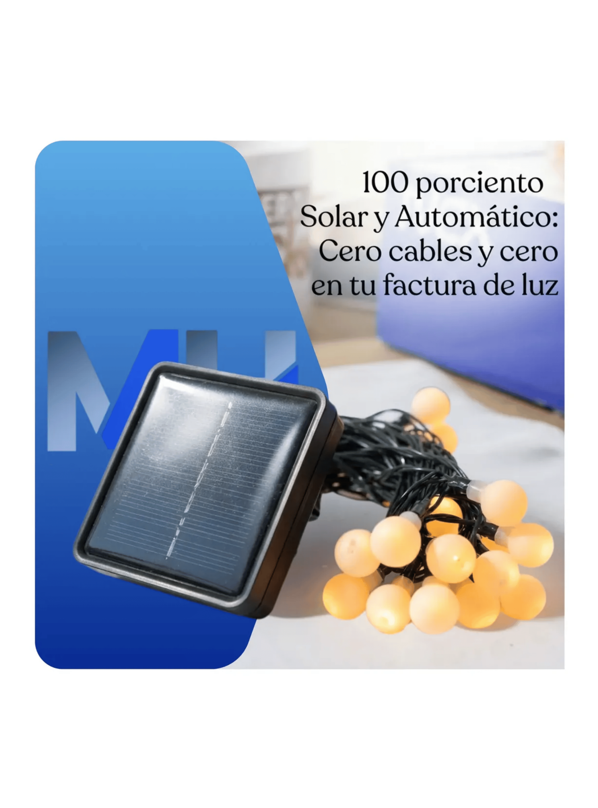 Luces De Navidad Led Globos Lucesitas 5m 20 Led Por Pack-6