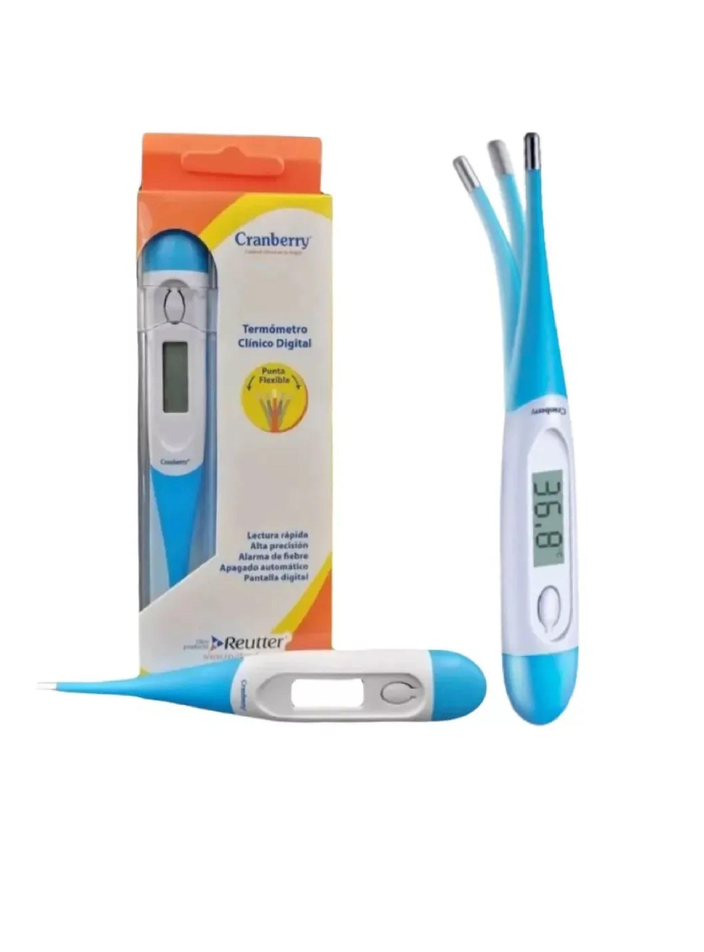 Termometro Digital Con Alarma Punta Flexible Cranberry-0
