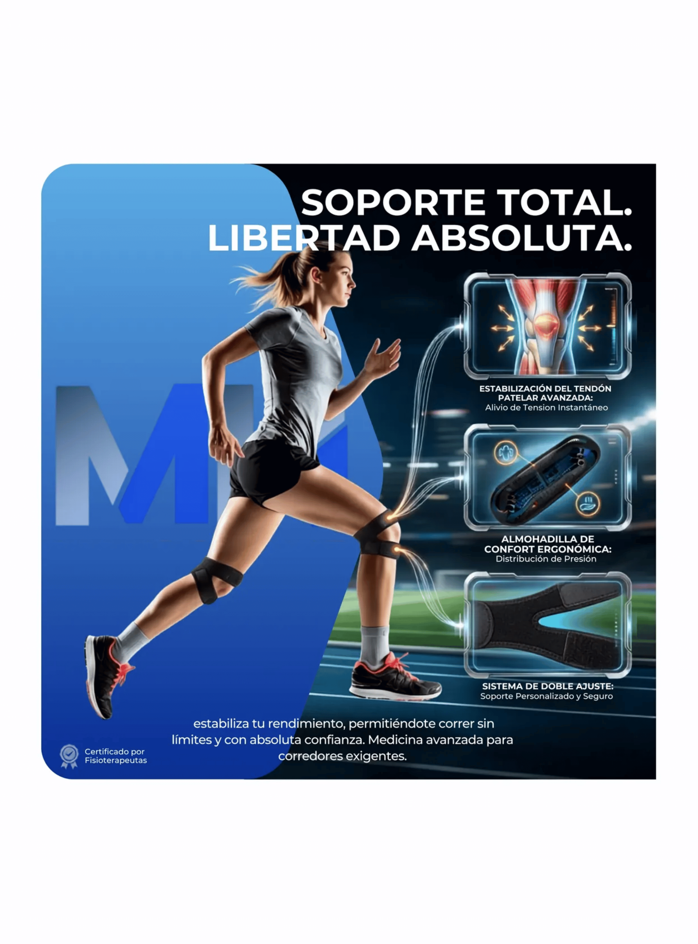 Pack X2 Rodillera Ortopedica Rotula Menisquera Deportiva-2