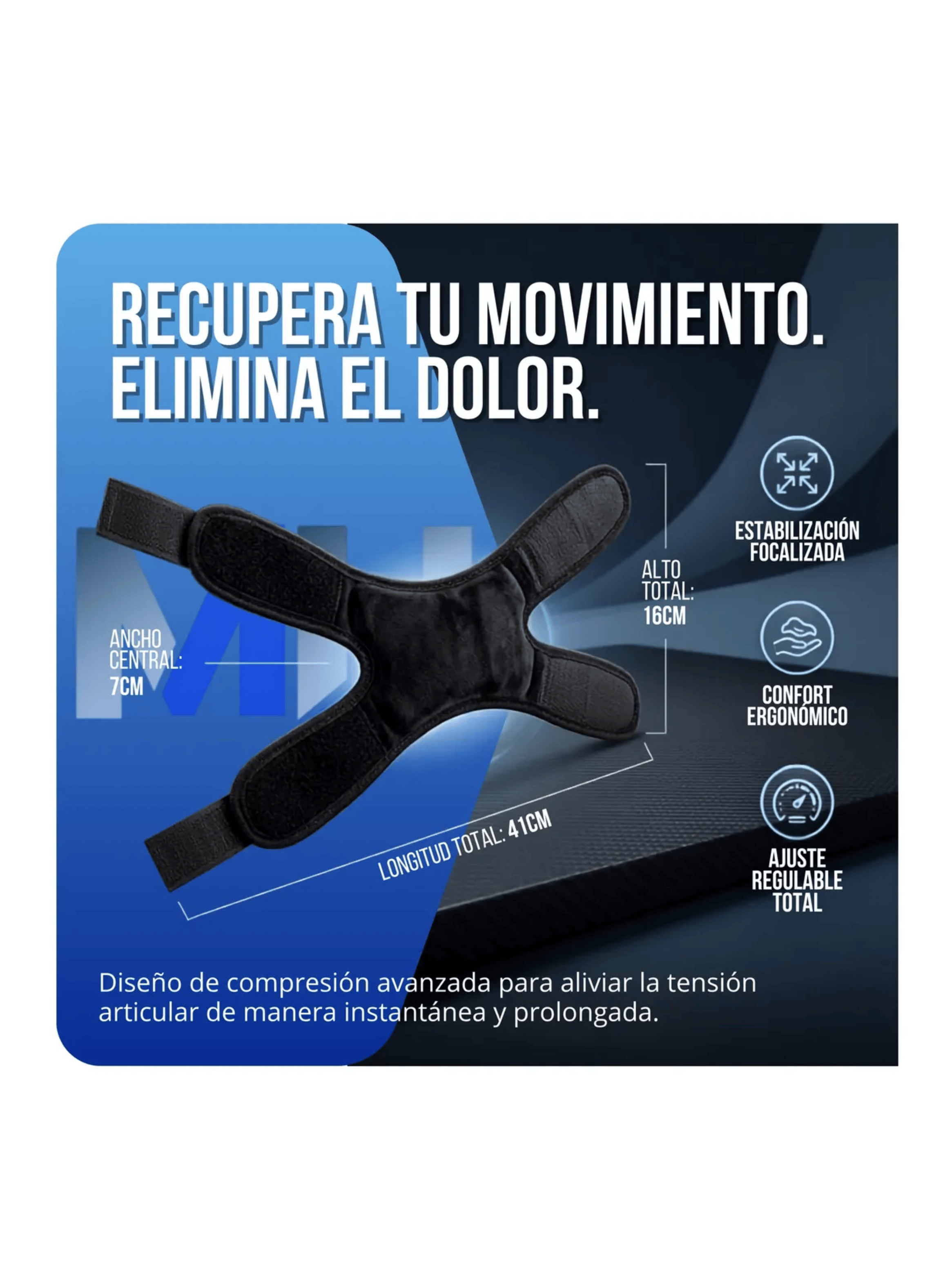 Pack X2 Rodillera Ortopedica Rotula Menisquera Deportiva-3