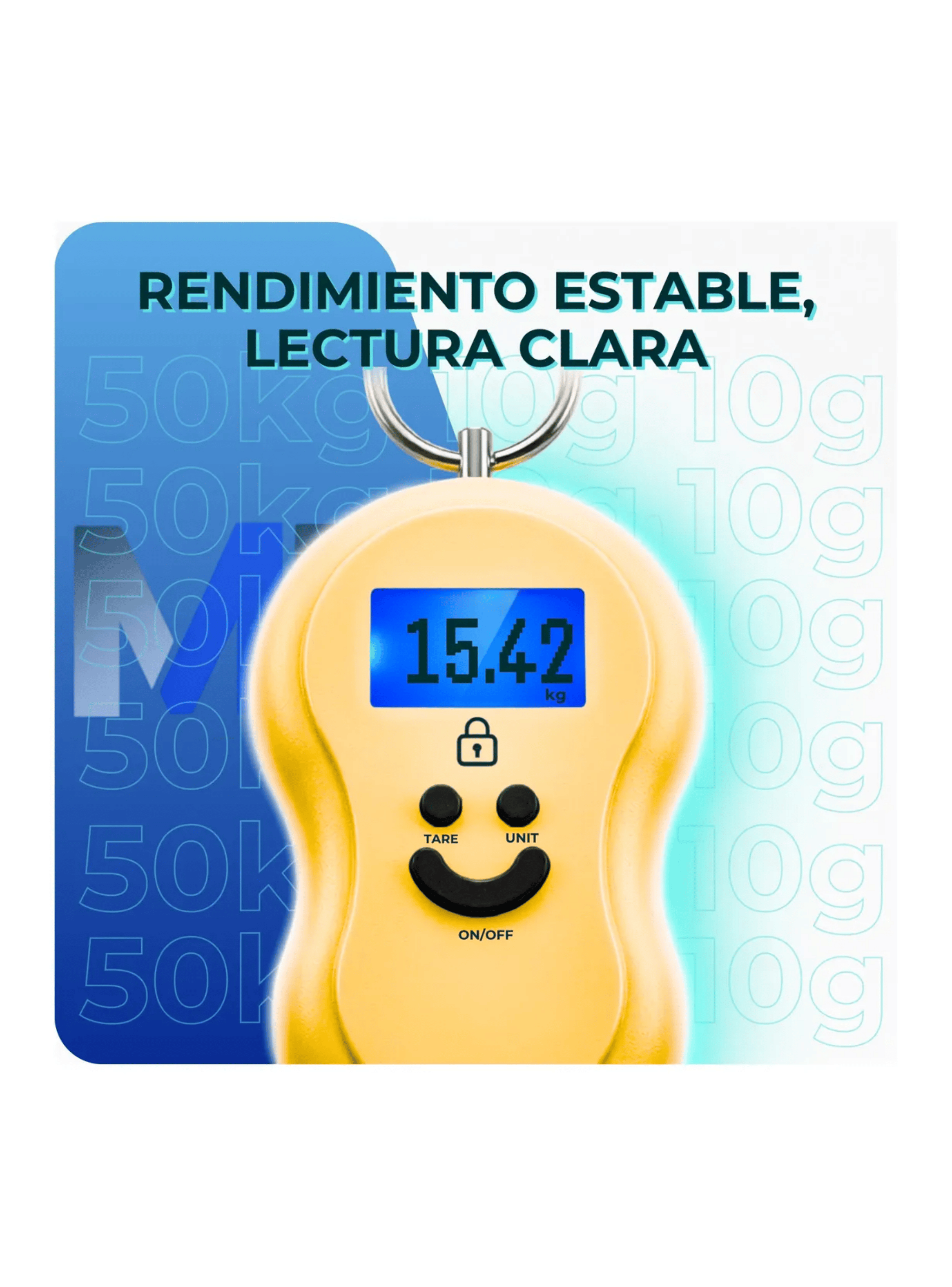 Balanza Digital Para Maletas Pesa Equipaje De Mano 50kg-3