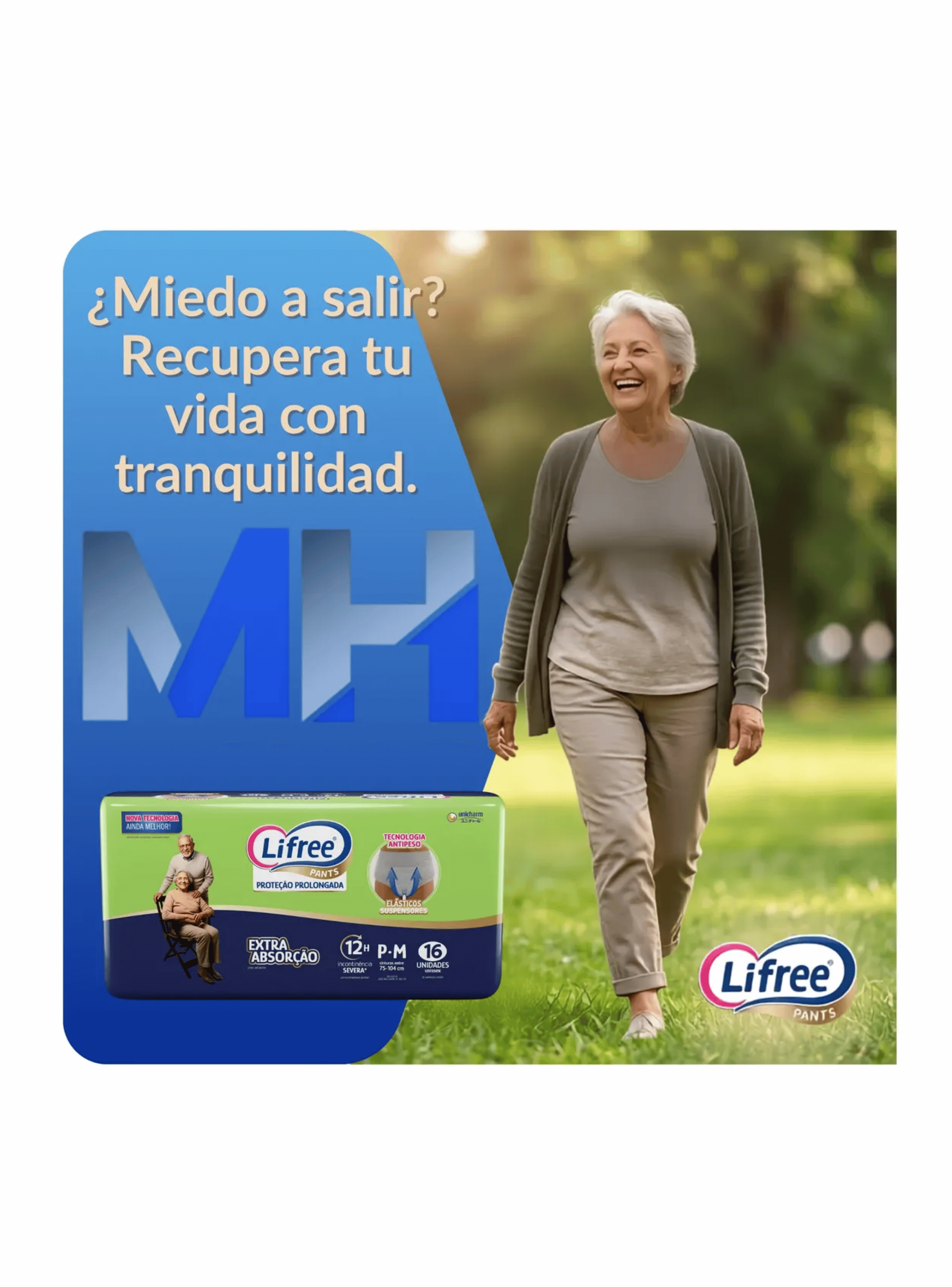 Panal Adulto Lifree Pants P m 48 Unidades 12 Horas Pack X3-1