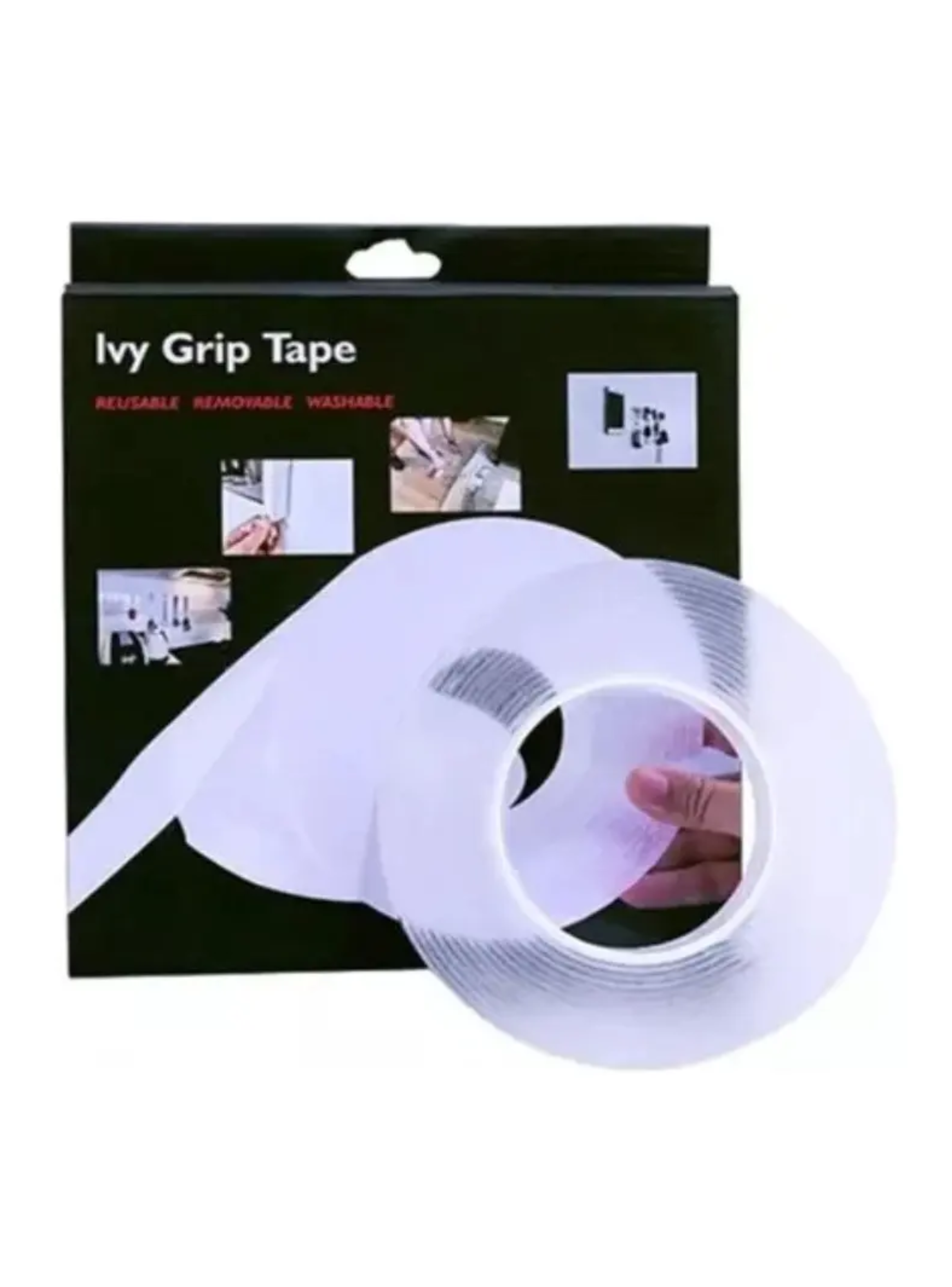 Cinta Adhesiva Doble Contacto Fuerte Transparente 3mts X30mm-1