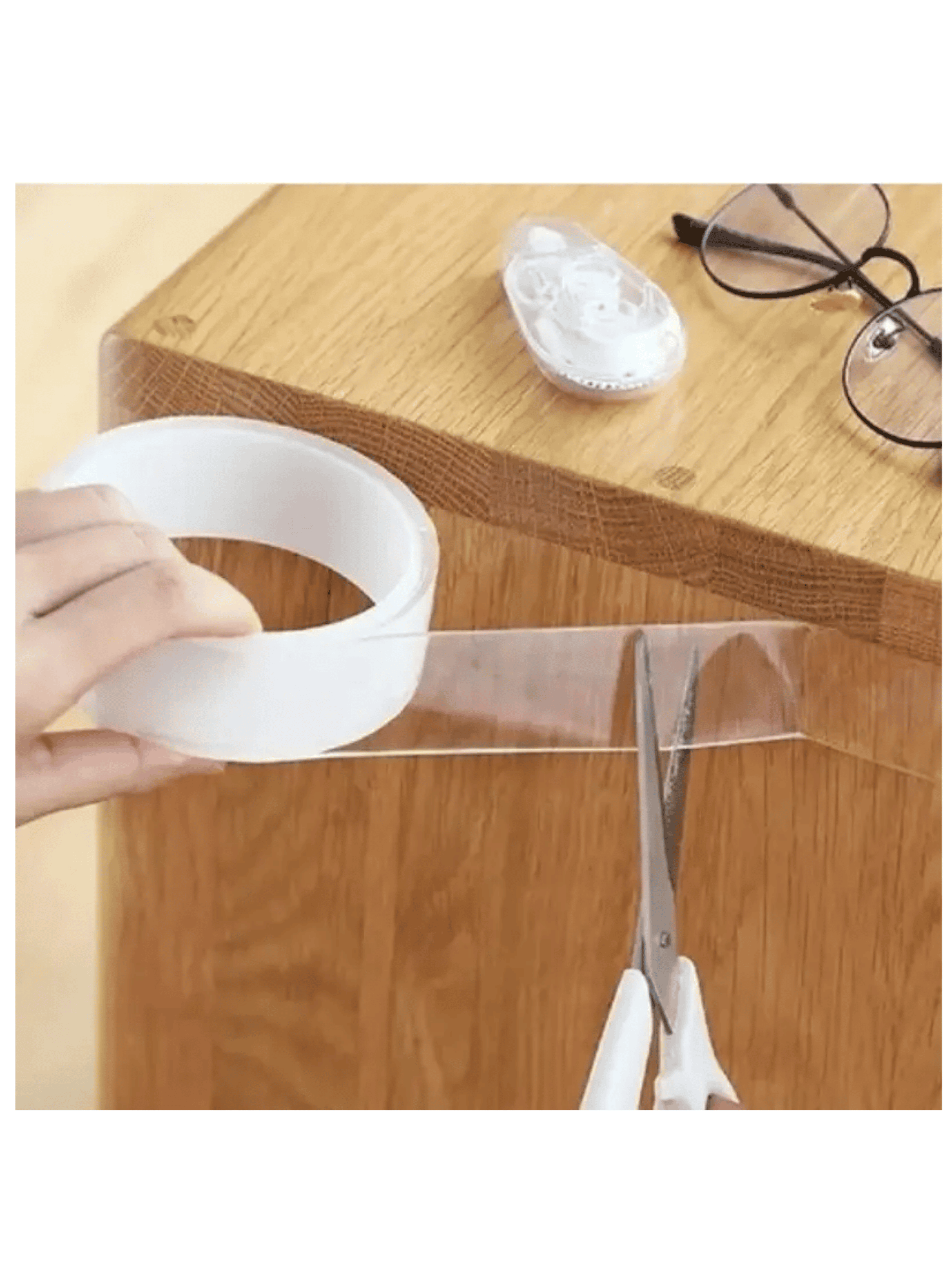 Cinta Adhesiva Doble Contacto Fuerte Transparente 3mts X30mm-2