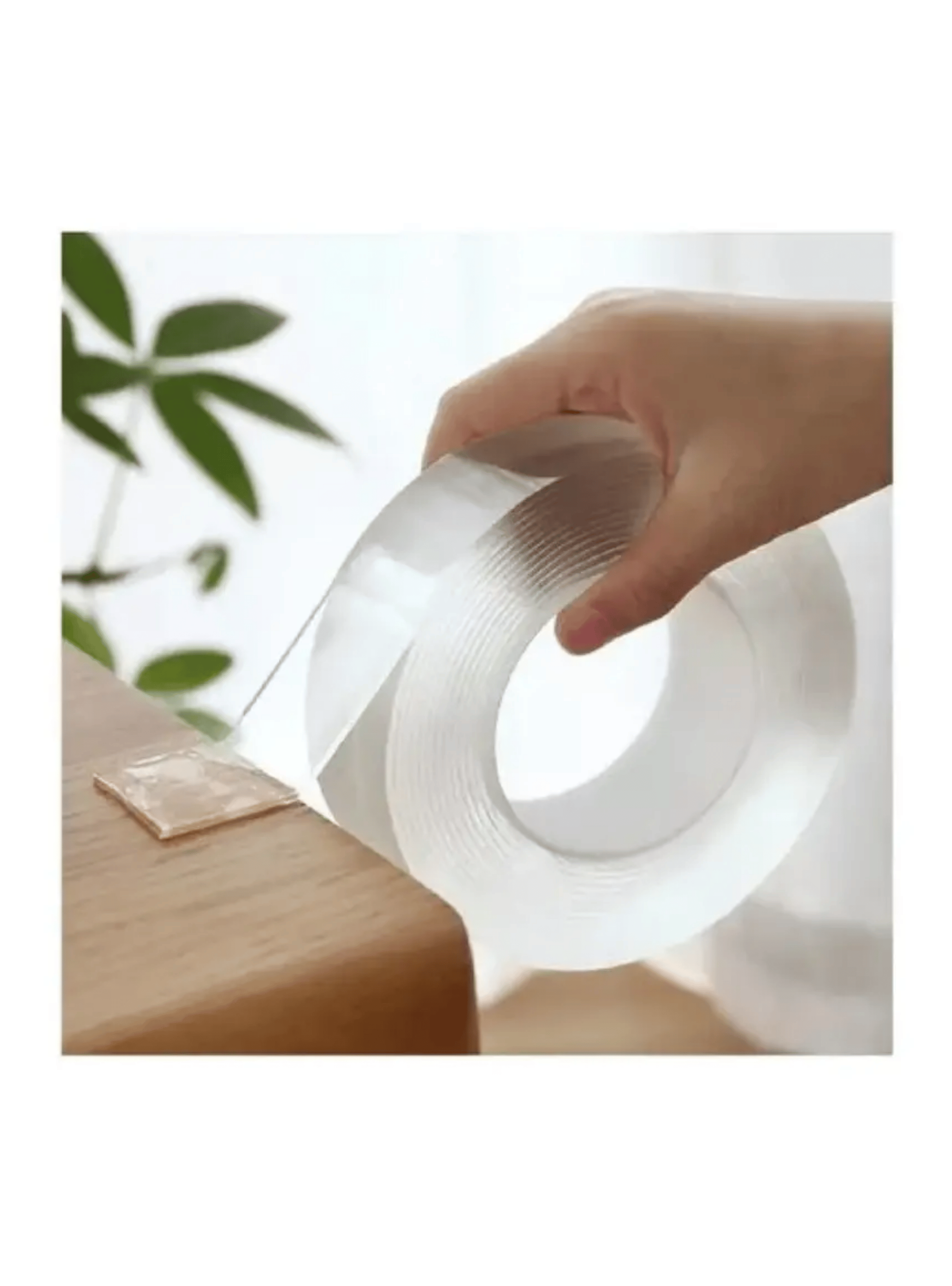Cinta Adhesiva Doble Contacto Fuerte Transparente 3mts X30mm-3
