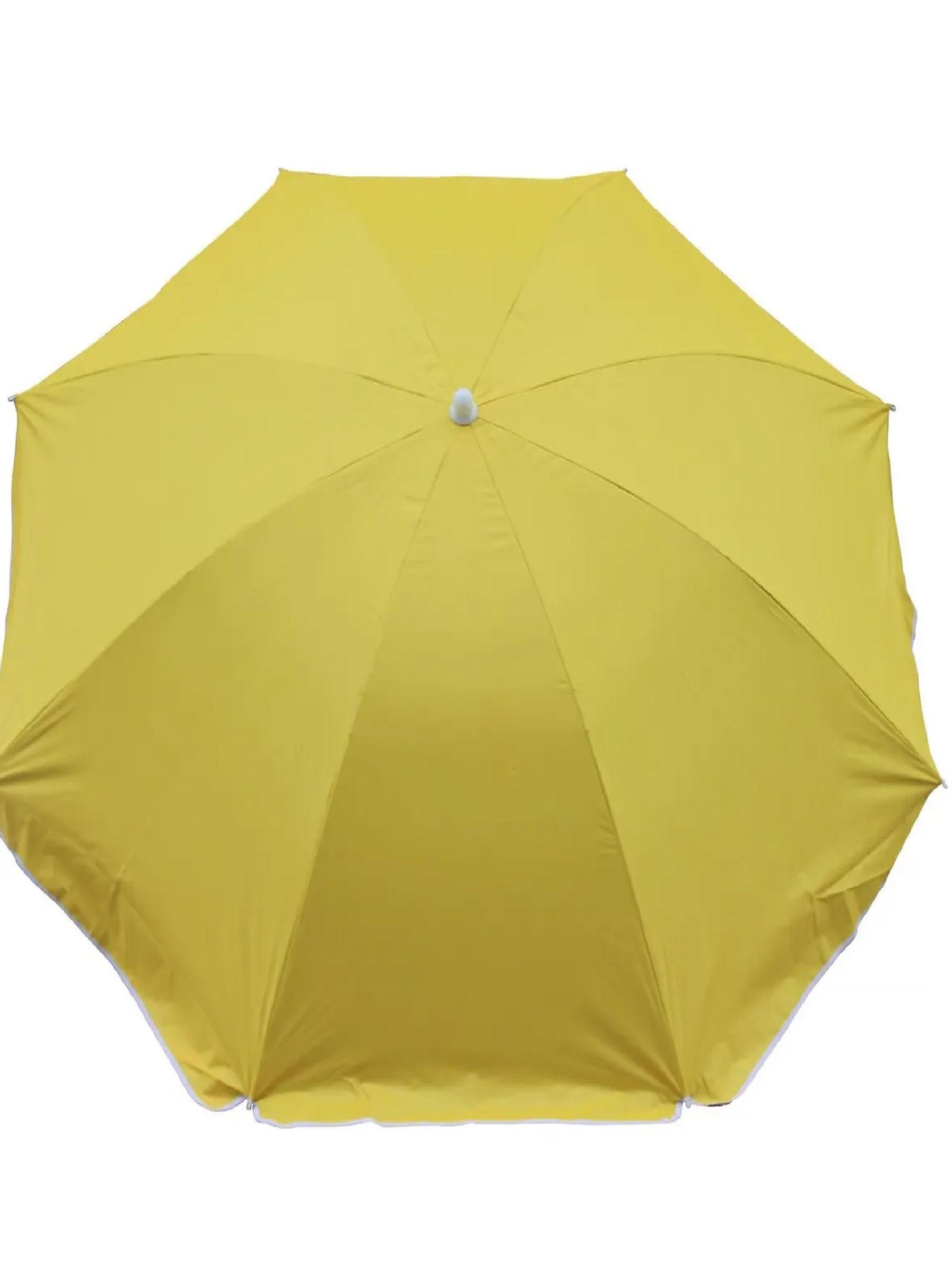 Quitasol Reclinable Uv Klimber Paraguas Dorado 180cm-2