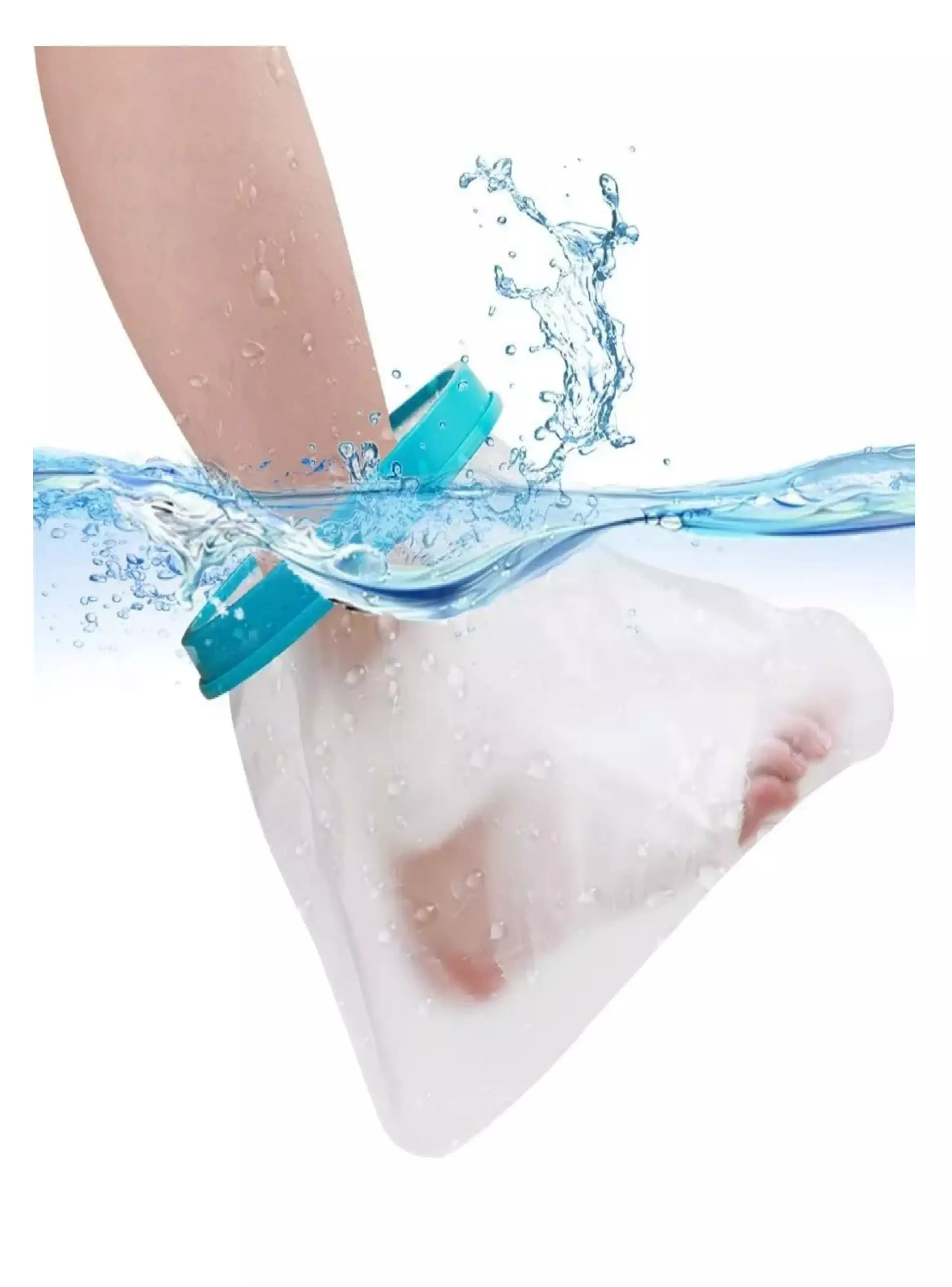 Protector De Yeso Impermeable Pie Adulto 100% Hermetico-0