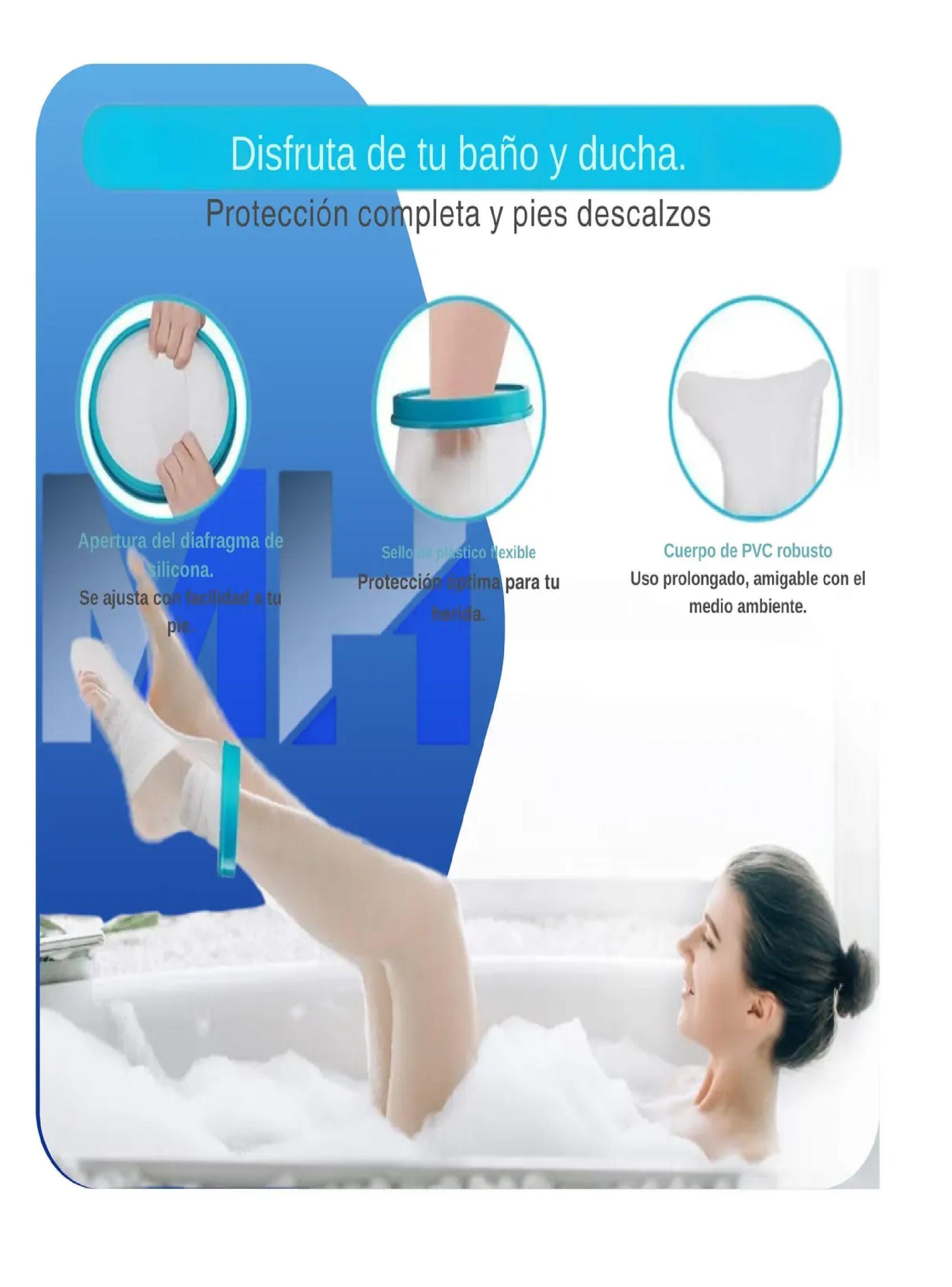 Protector De Yeso Impermeable Pie Adulto 100% Hermetico-1