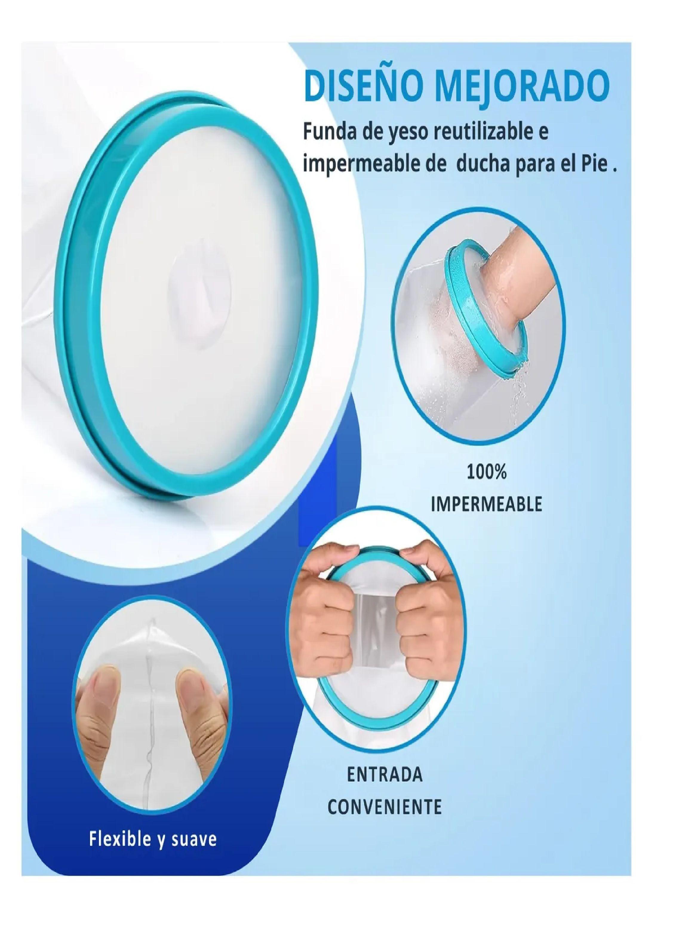 Protector De Yeso Impermeable Pie Adulto 100% Hermetico-4